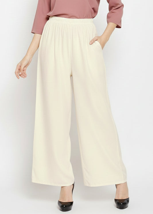 Stylish Women's Palazzo - Off White