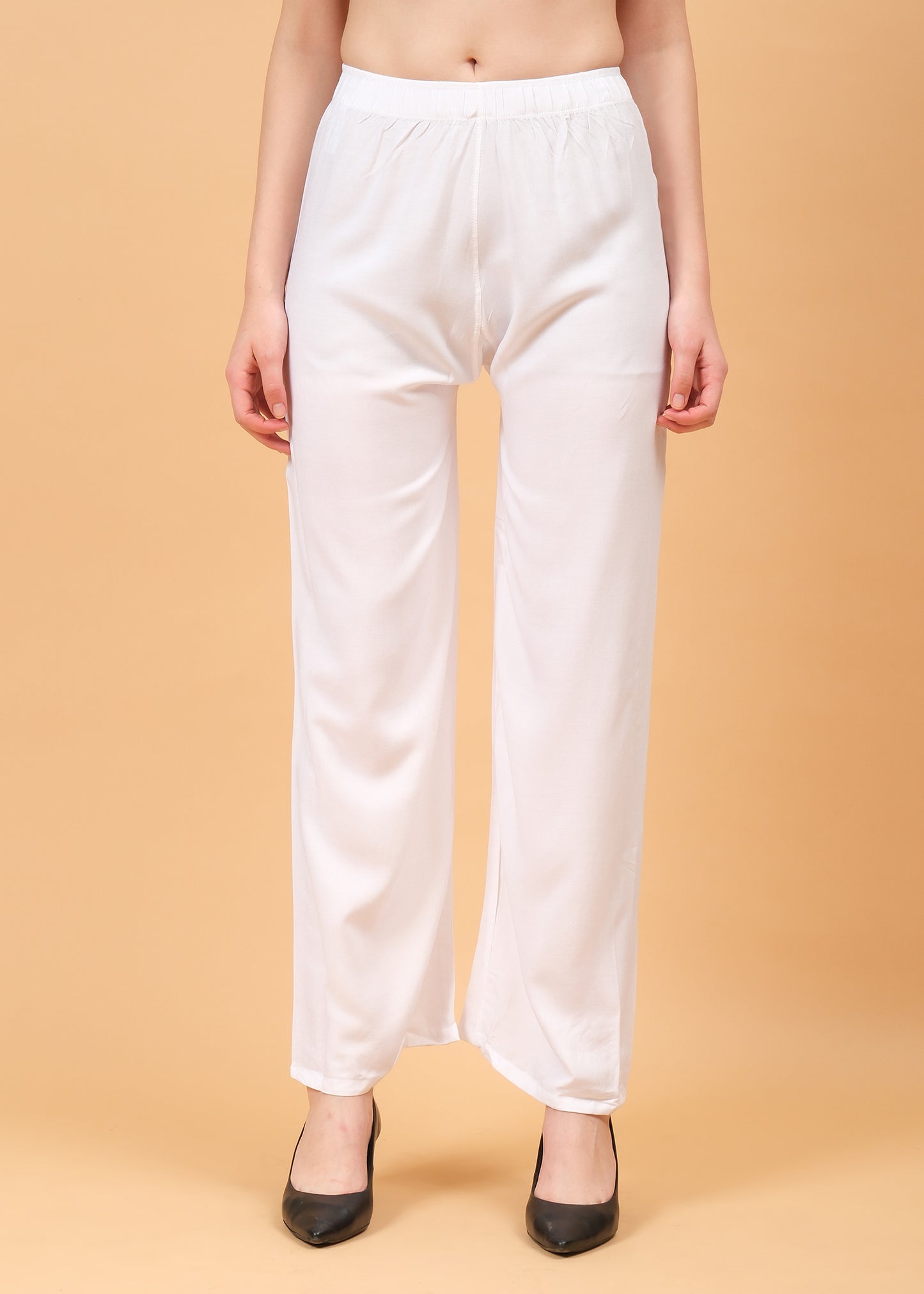 Stylish Women's Palazzo - White