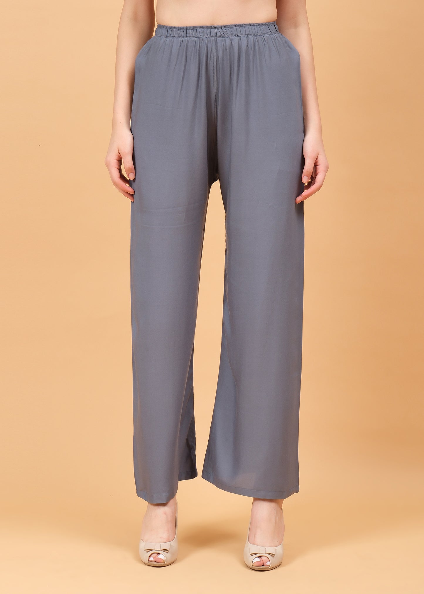 Stylish Women's Palazzo - Grey