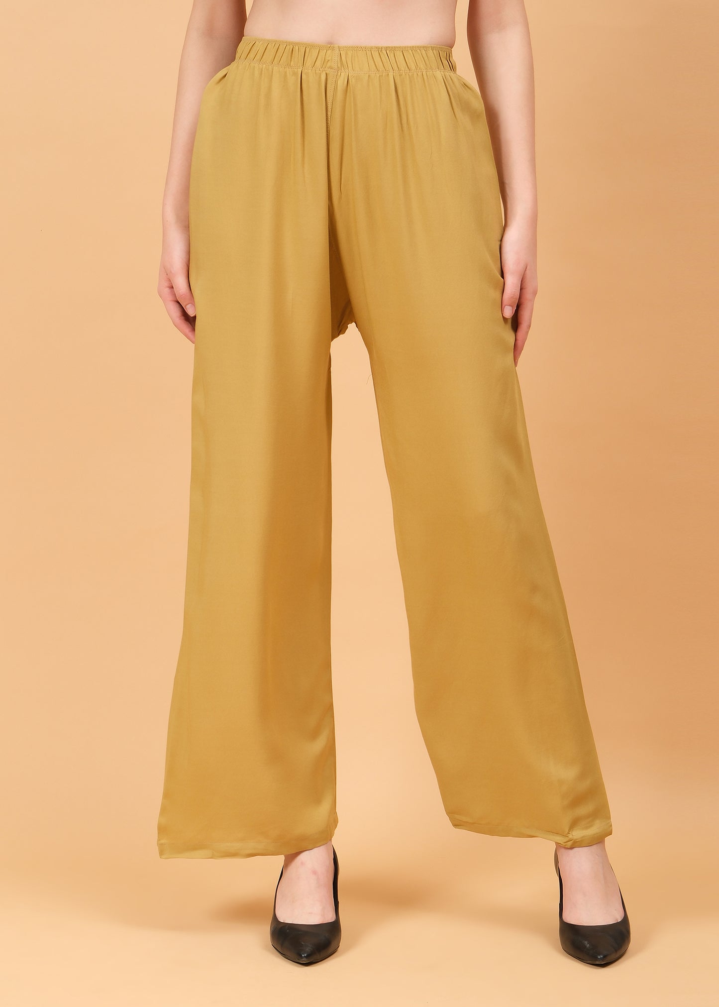 Stylish Women's Palazzo - Golden