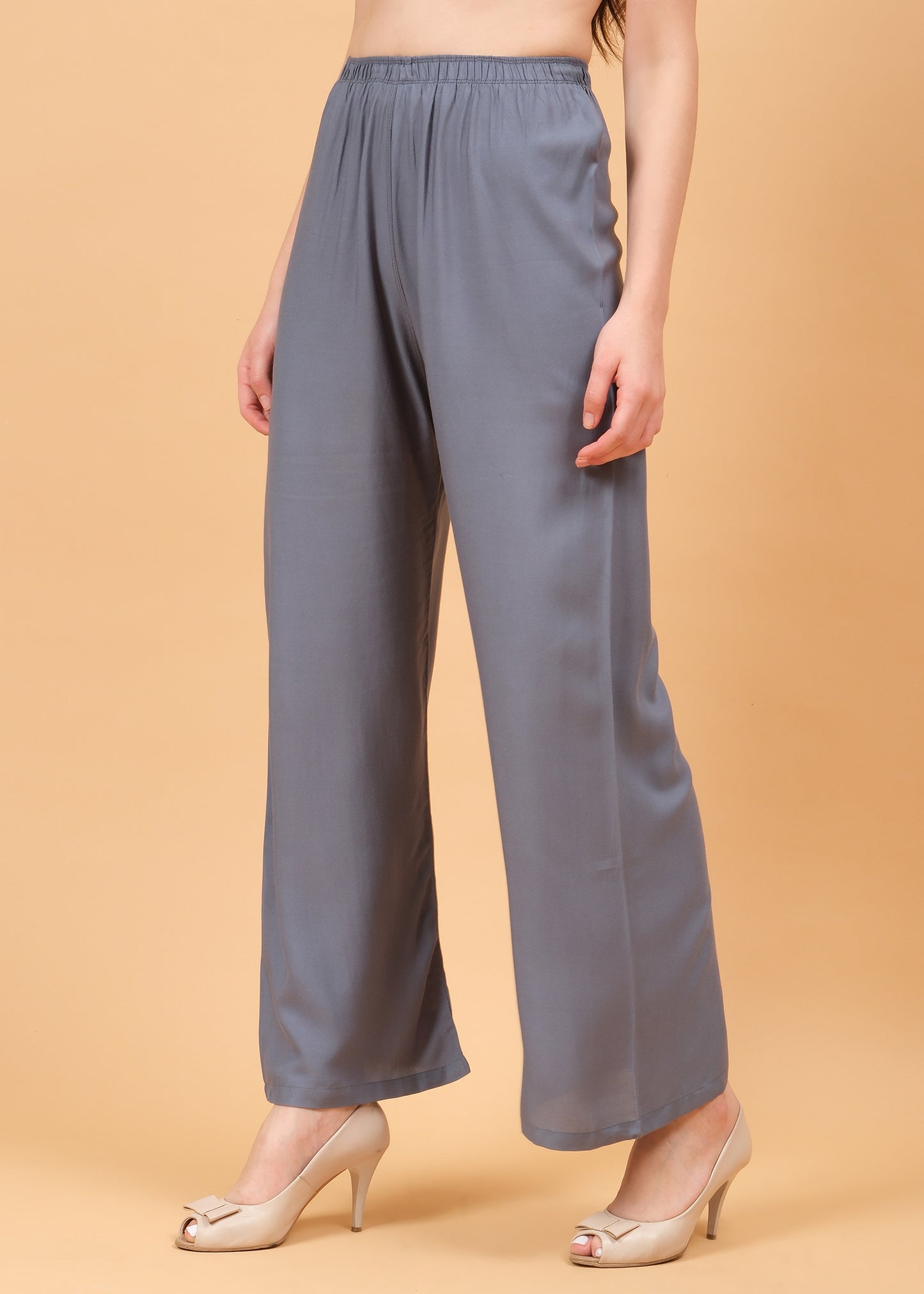 Stylish Women's Palazzo - Grey