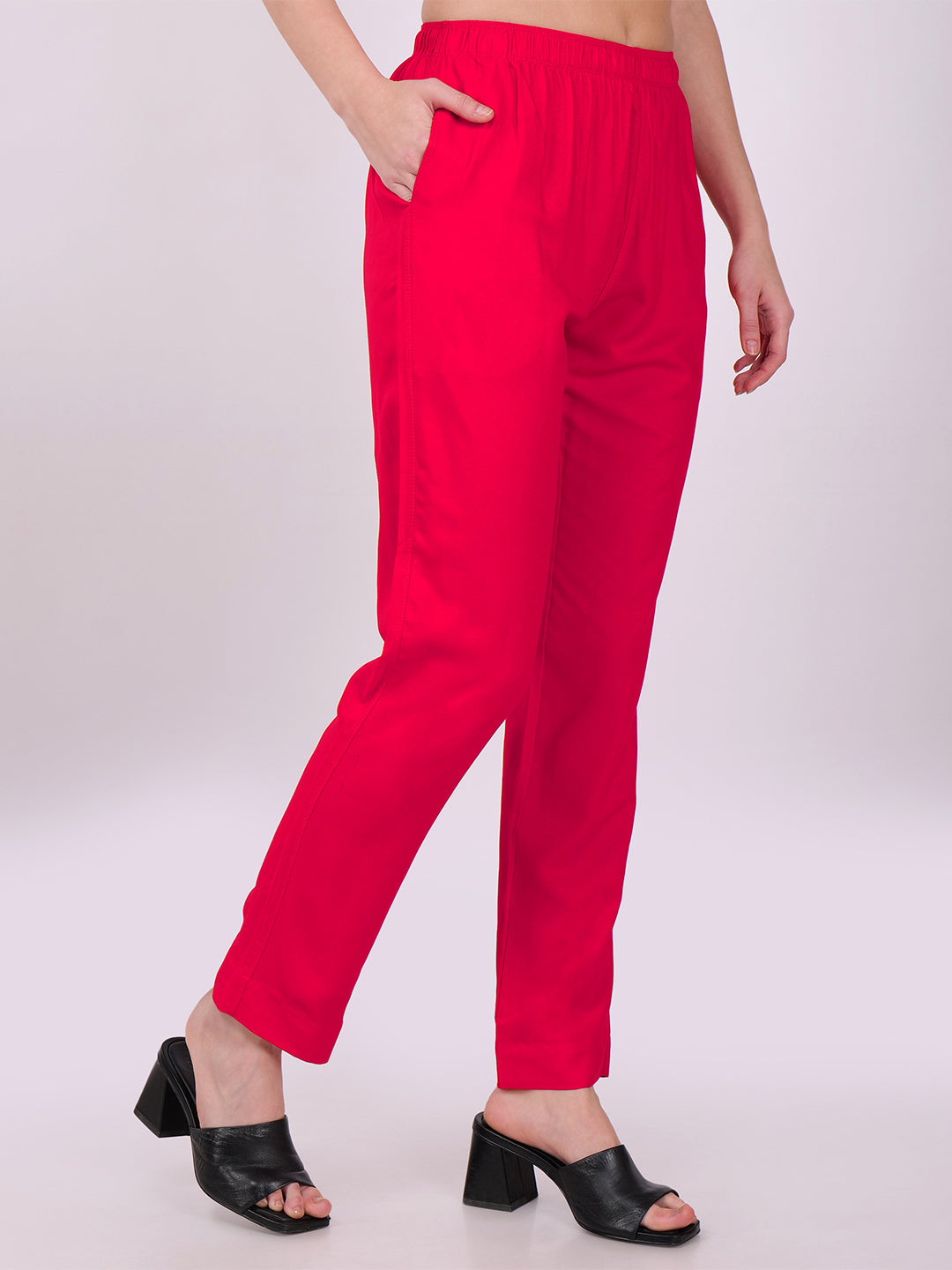 Stylish Women's Super Soft Pants - Magenta
