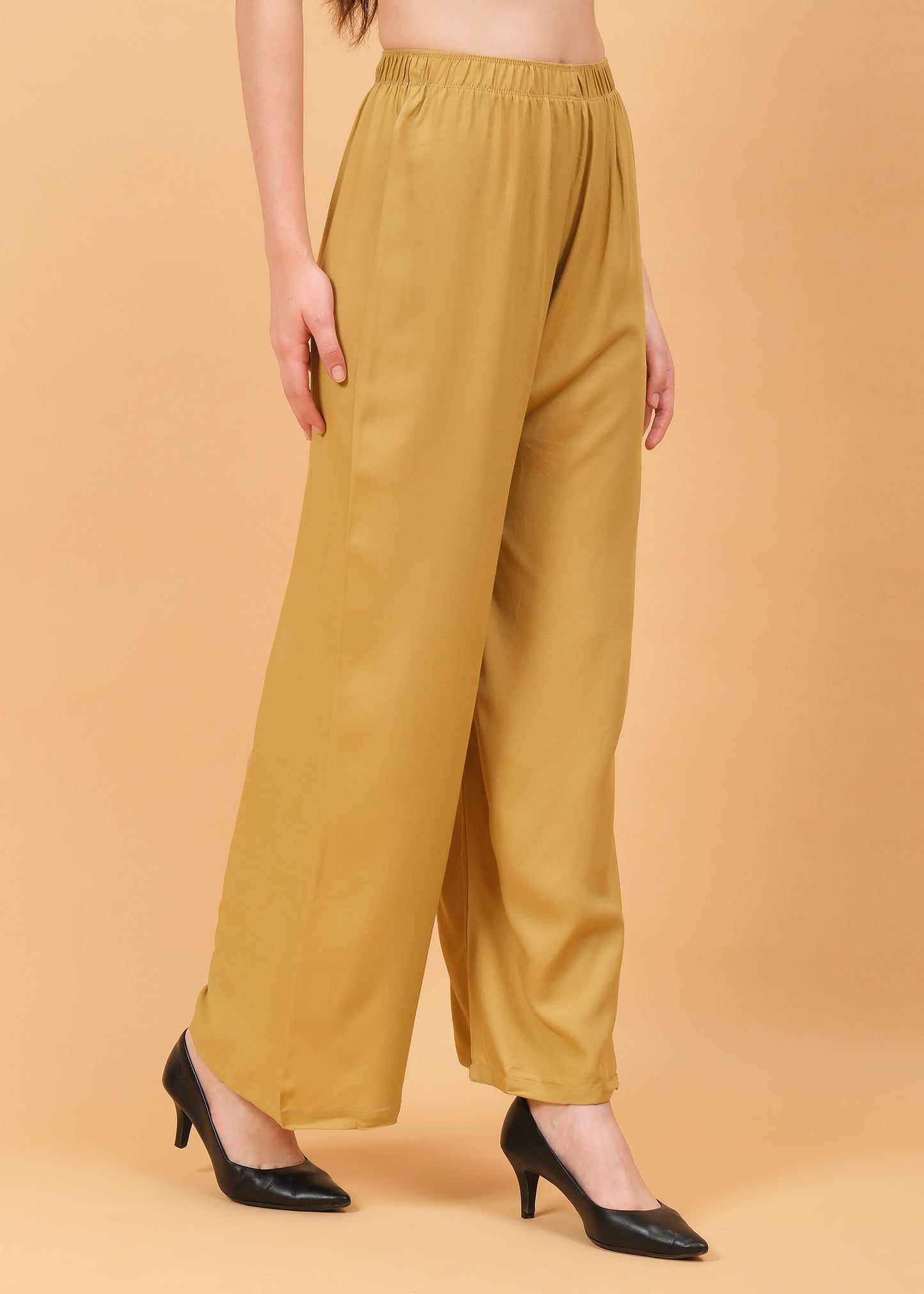 Stylish Women's Palazzo - Golden
