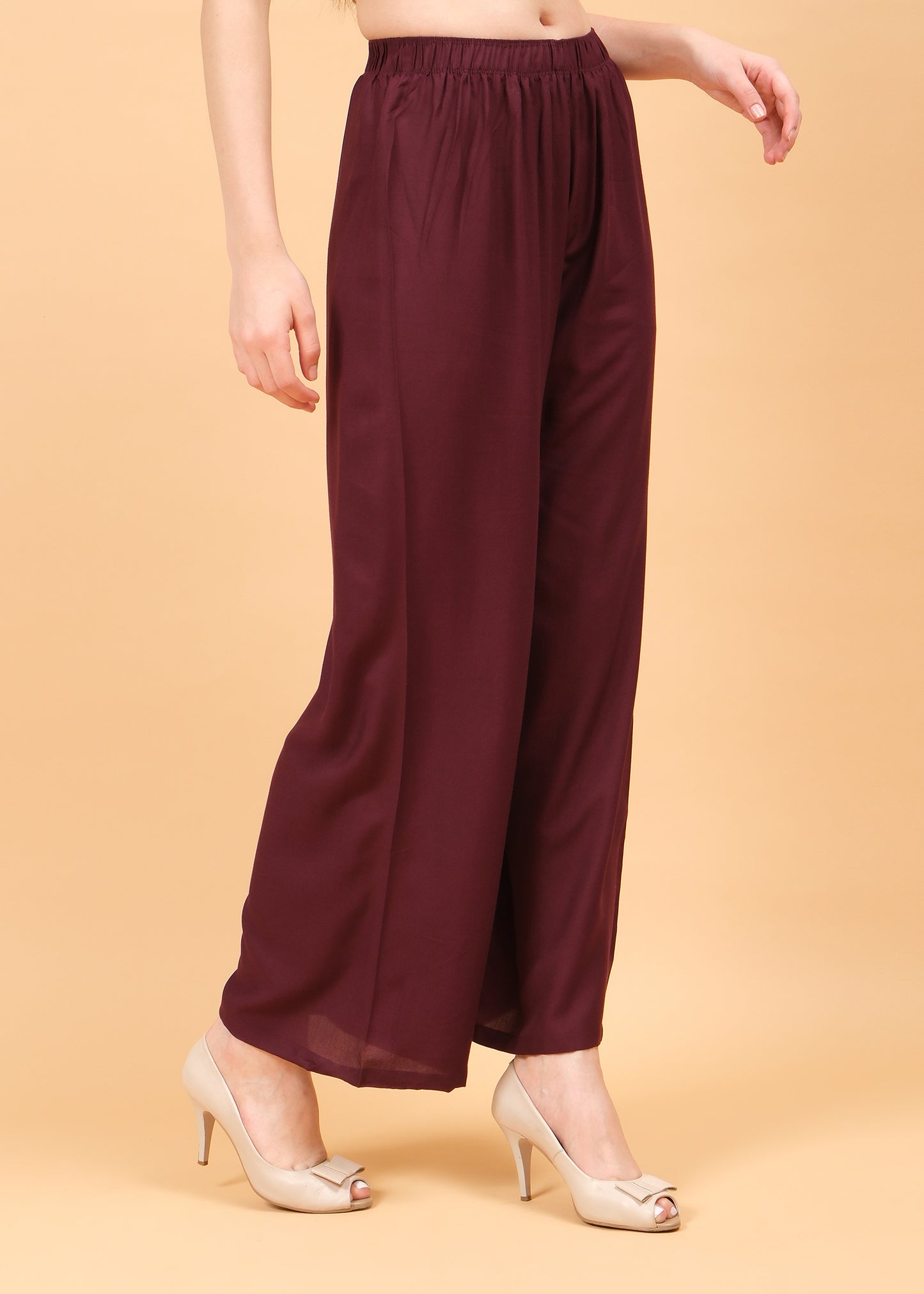 Stylish Women's Palazzo - Wine
