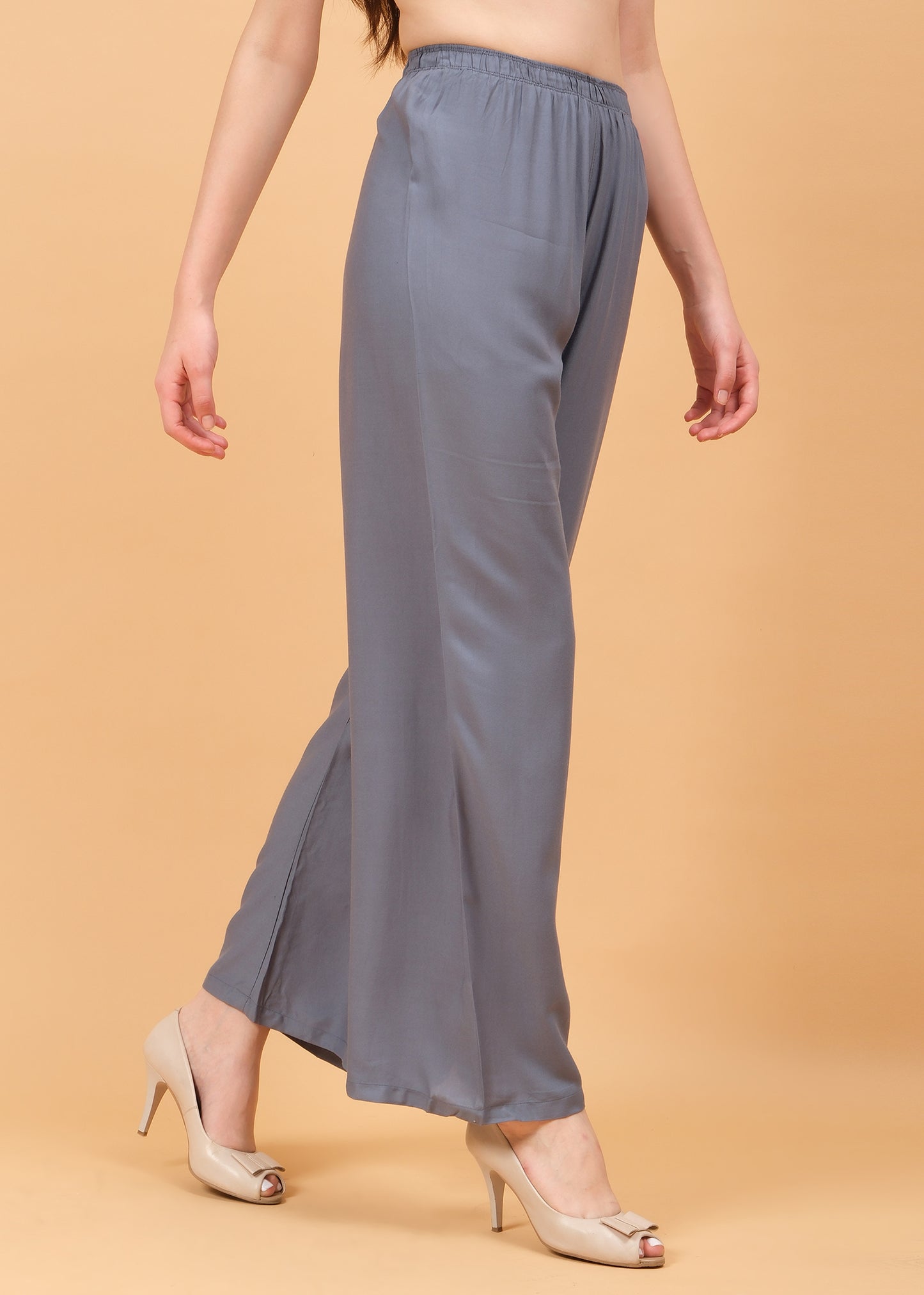 Stylish Women's Palazzo - Grey