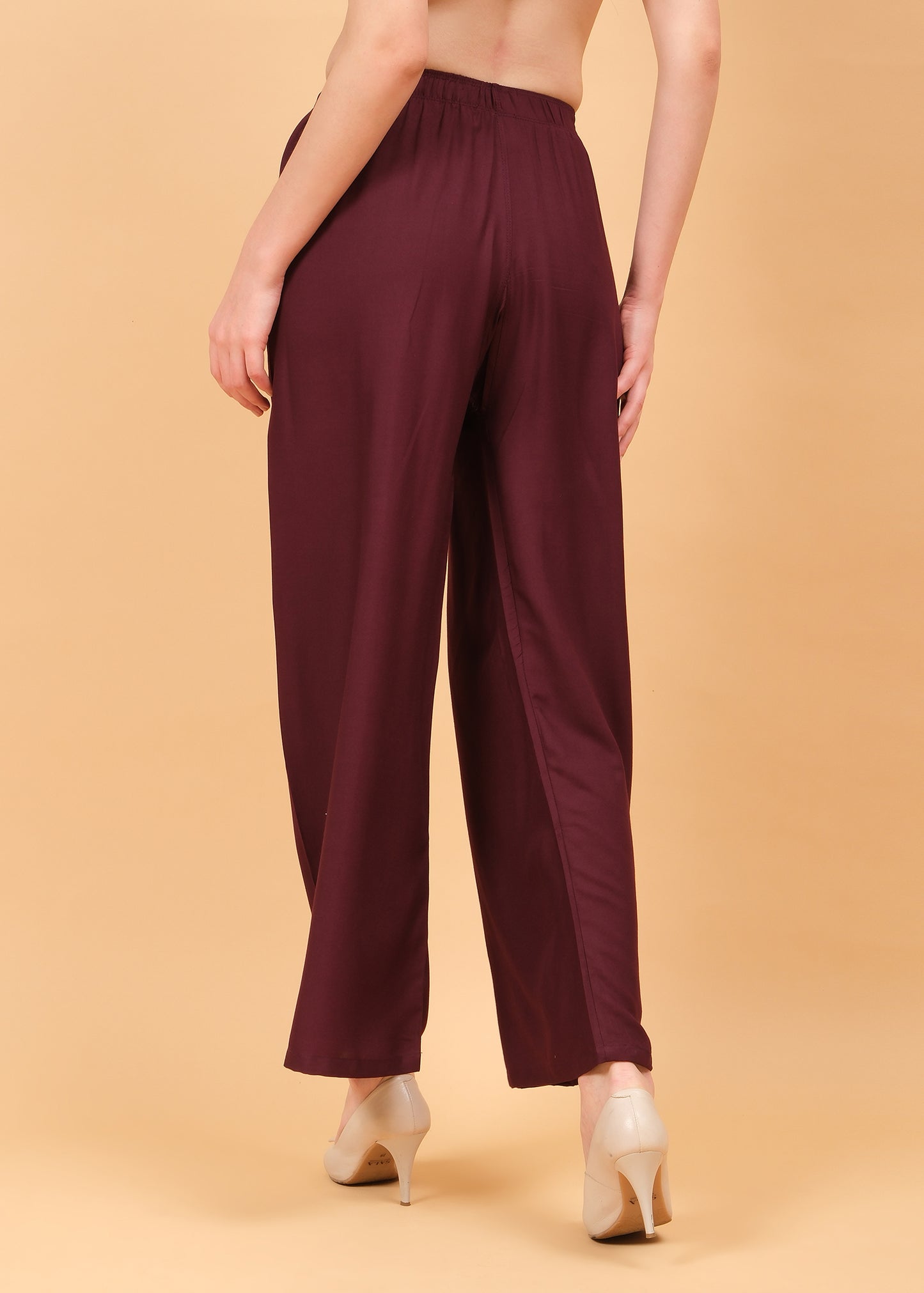 Stylish Women's Palazzo - Wine