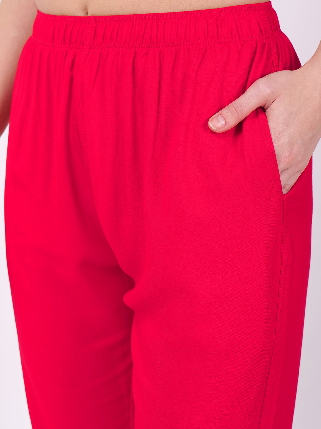 Stylish Women's Super Soft Pants - Magenta