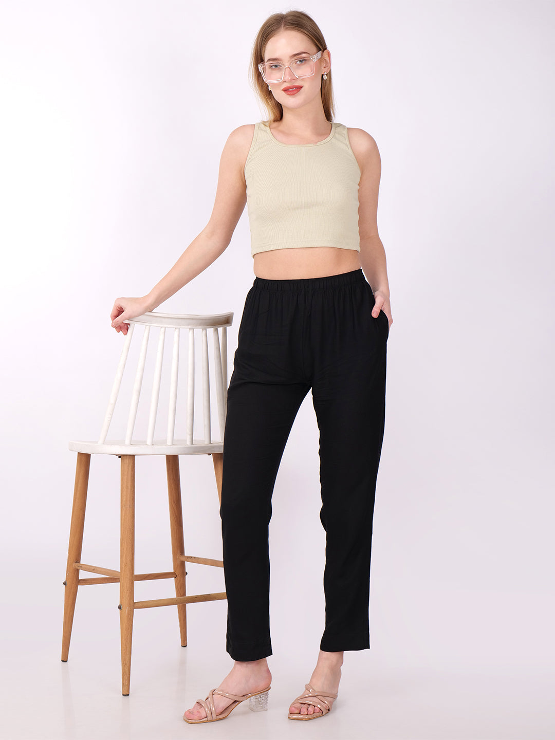Stylish Women's Super Soft Pants - Black