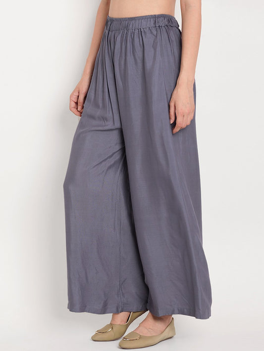 Stylish Women's Palazzo - Grey
