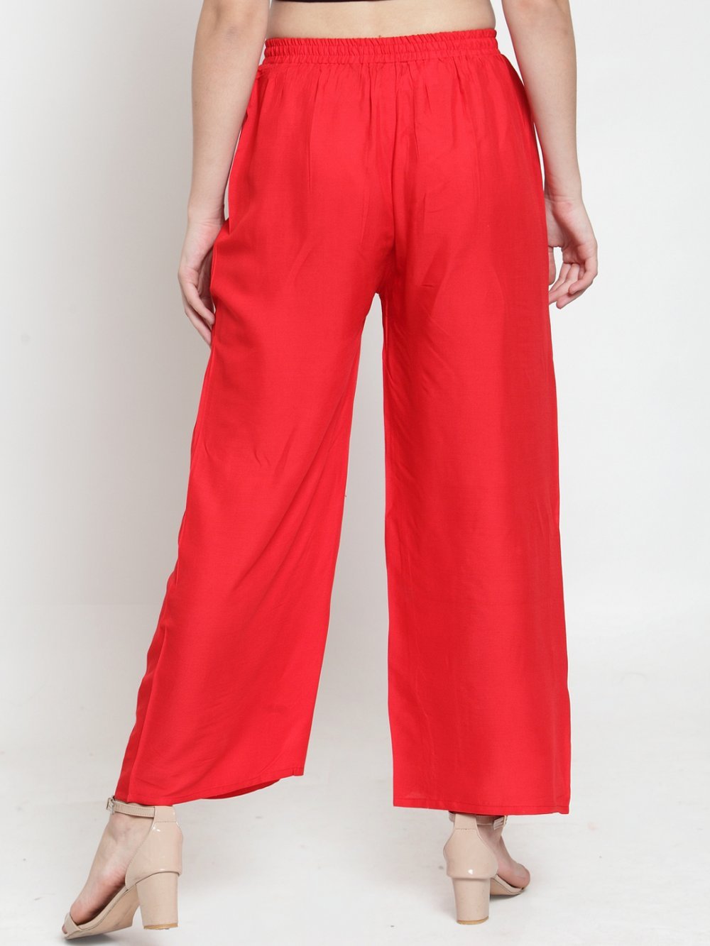 Stylish Women's Palazzo - Red