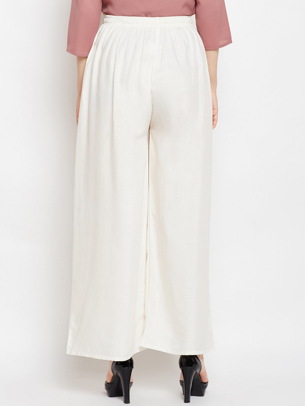 Stylish Women's Palazzo - White