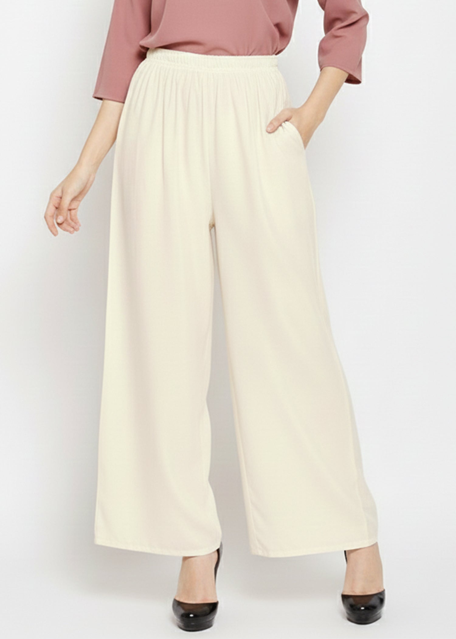 Stylish Women's Palazzo - Off White