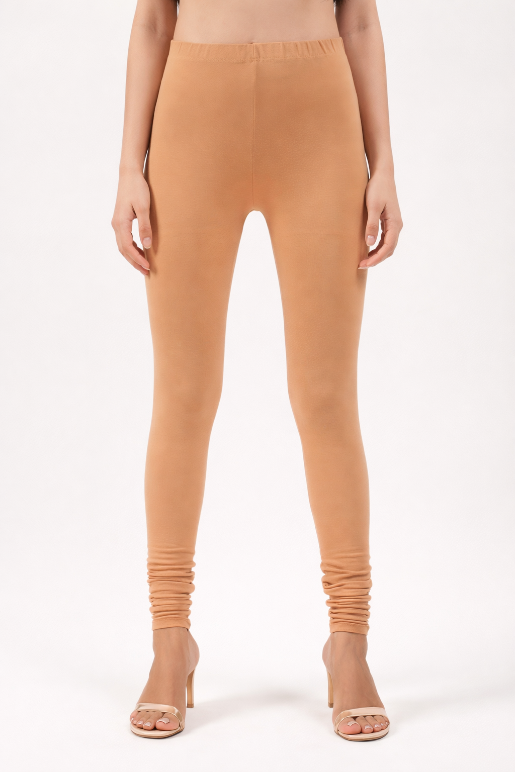 Women Churidar Leggings - Golden