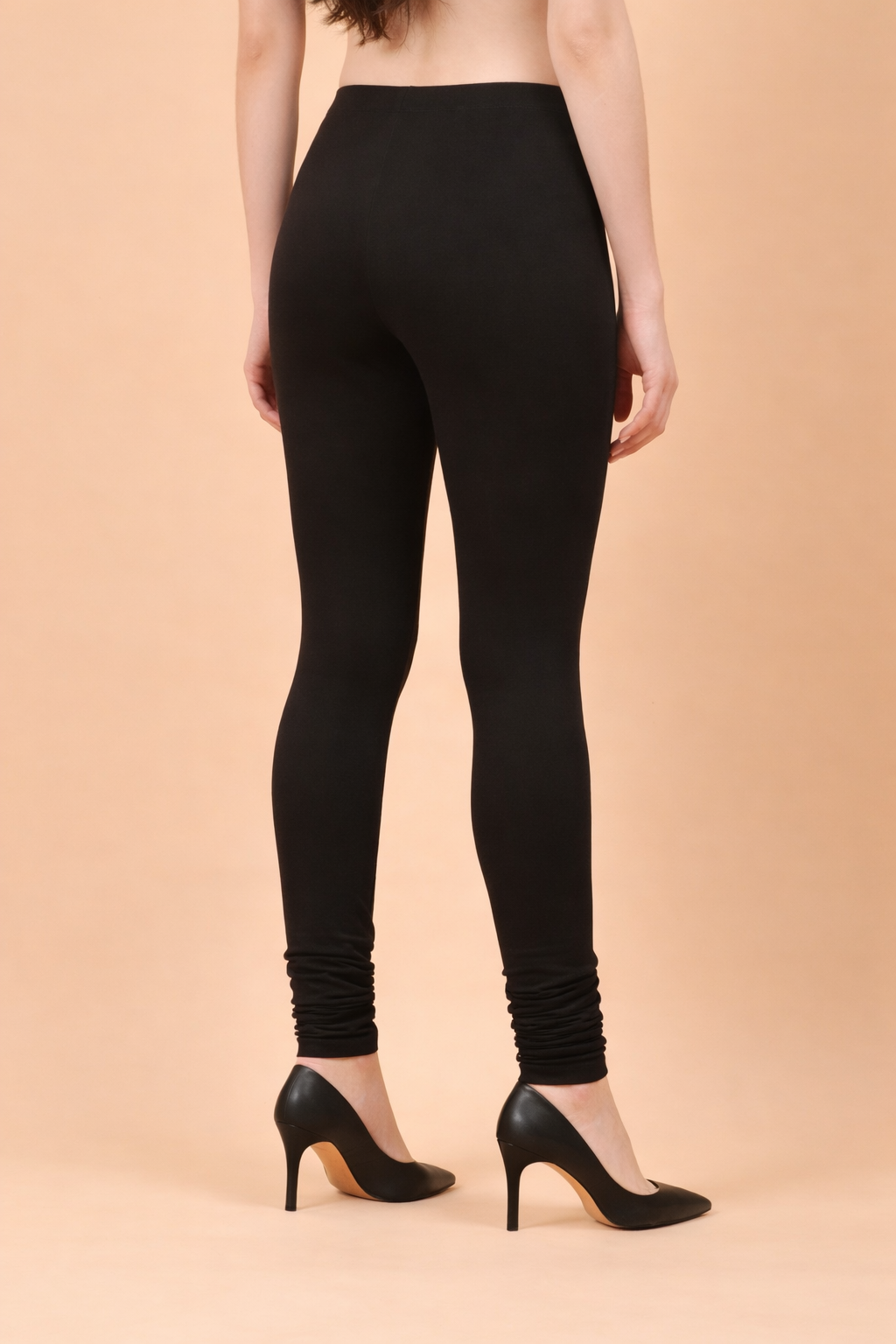 Women Churidar Leggings - Black