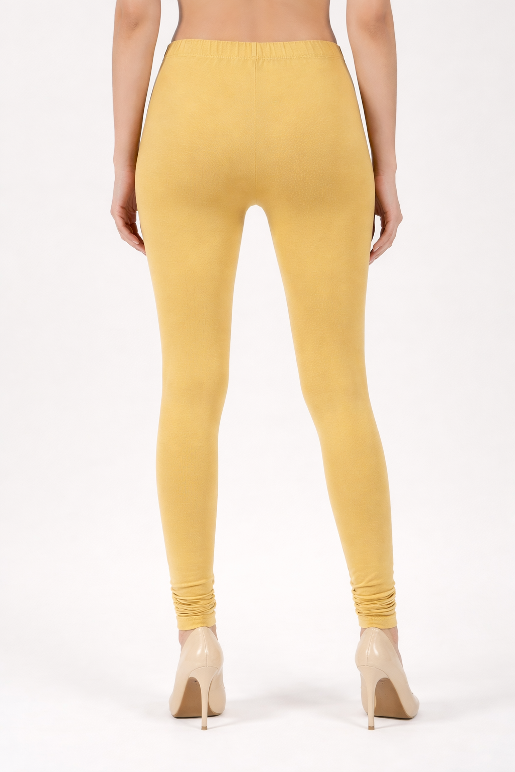 Women Churidar Leggings - Beige