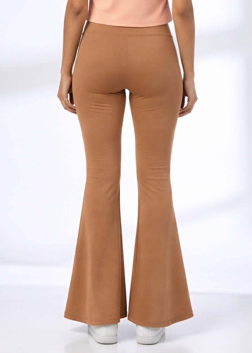 Super Soft Cotton Flared Pants - Golden