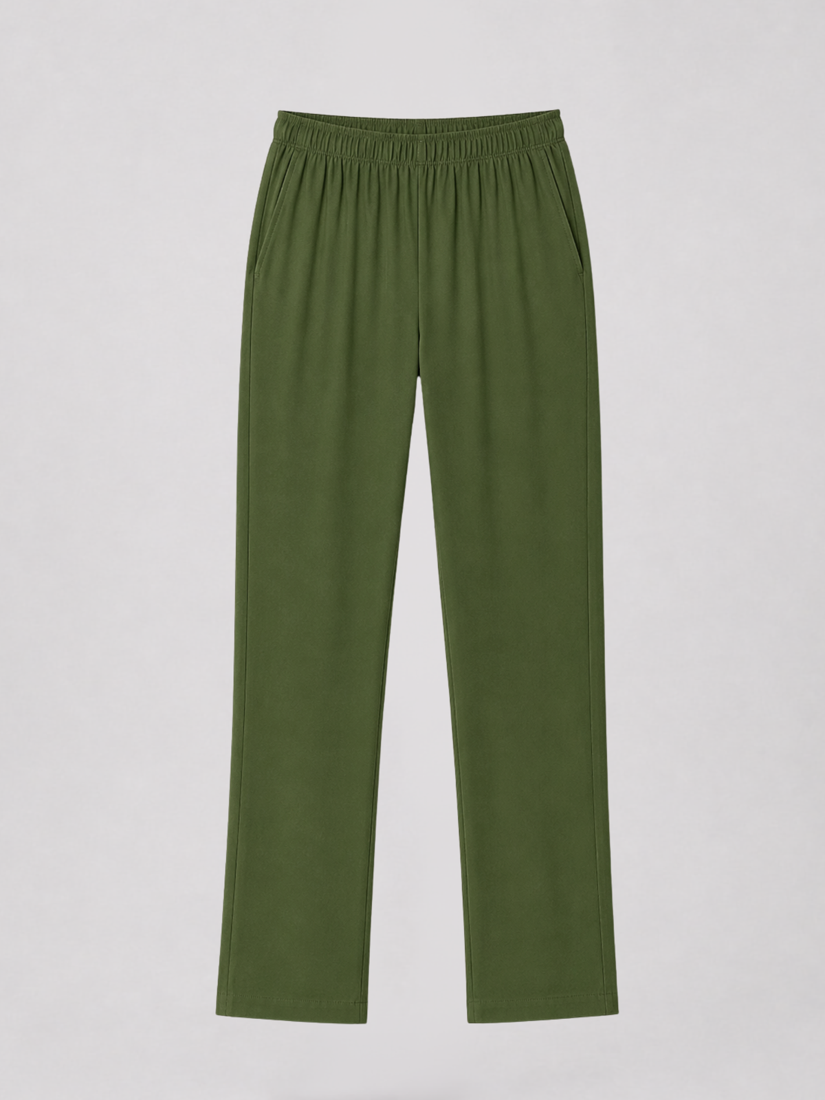 Stylish Women's Rayon Kurti Pants - Olive Green