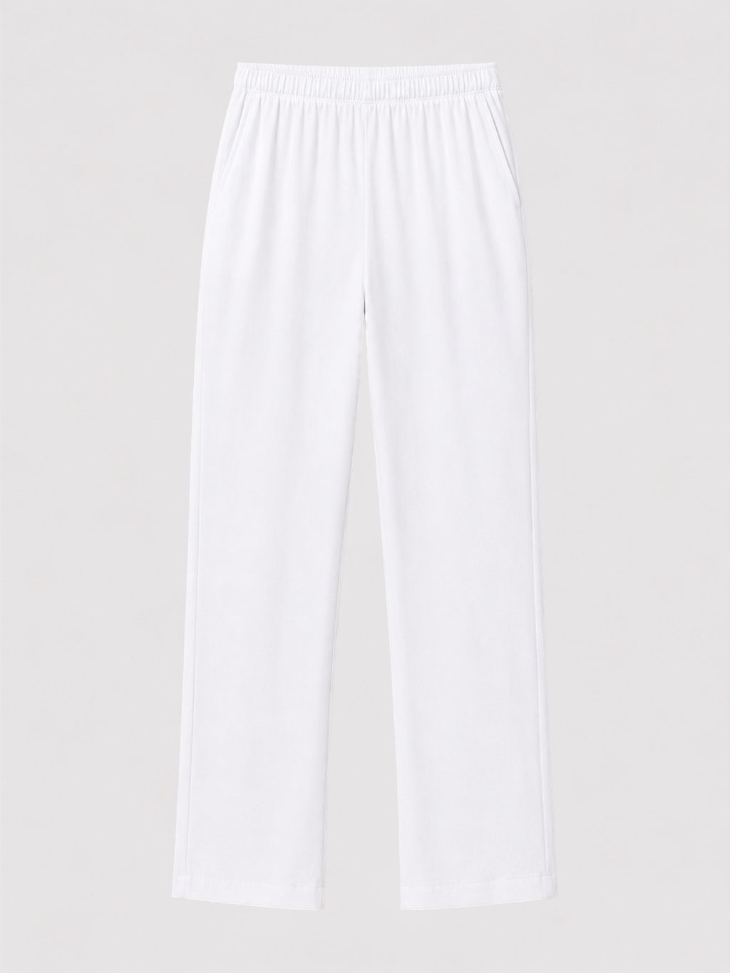 Stylish Women's Rayon Kurti Pants - White
