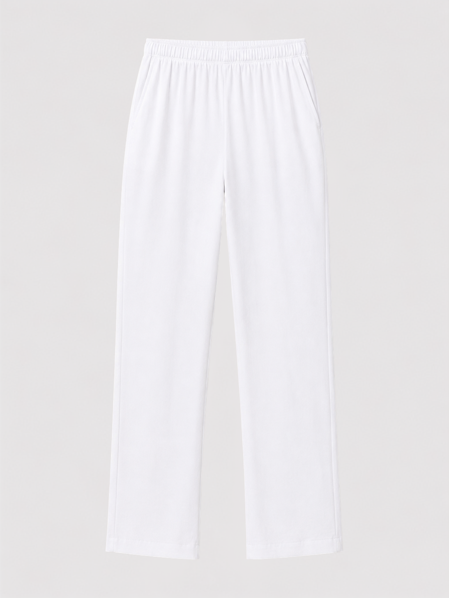Stylish Women's Rayon Kurti Pants - White