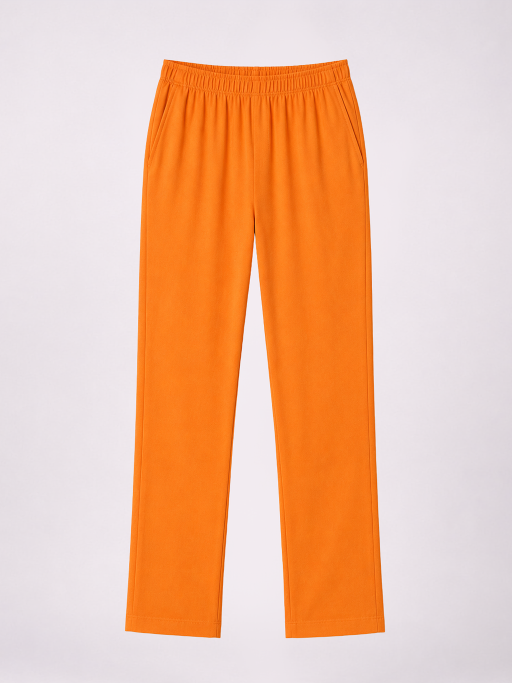 Stylish Women's Rayon Kurti Pants - Orange