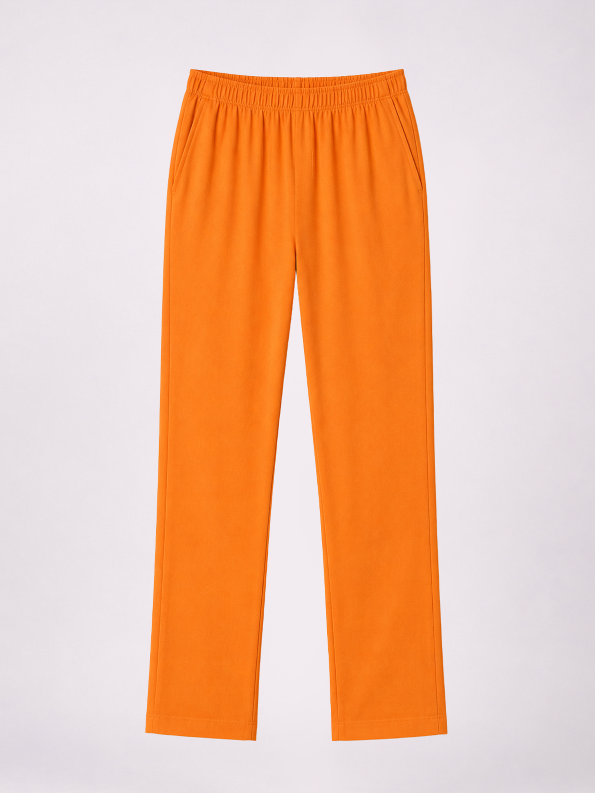 Stylish Women's Rayon Kurti Pants - Orange