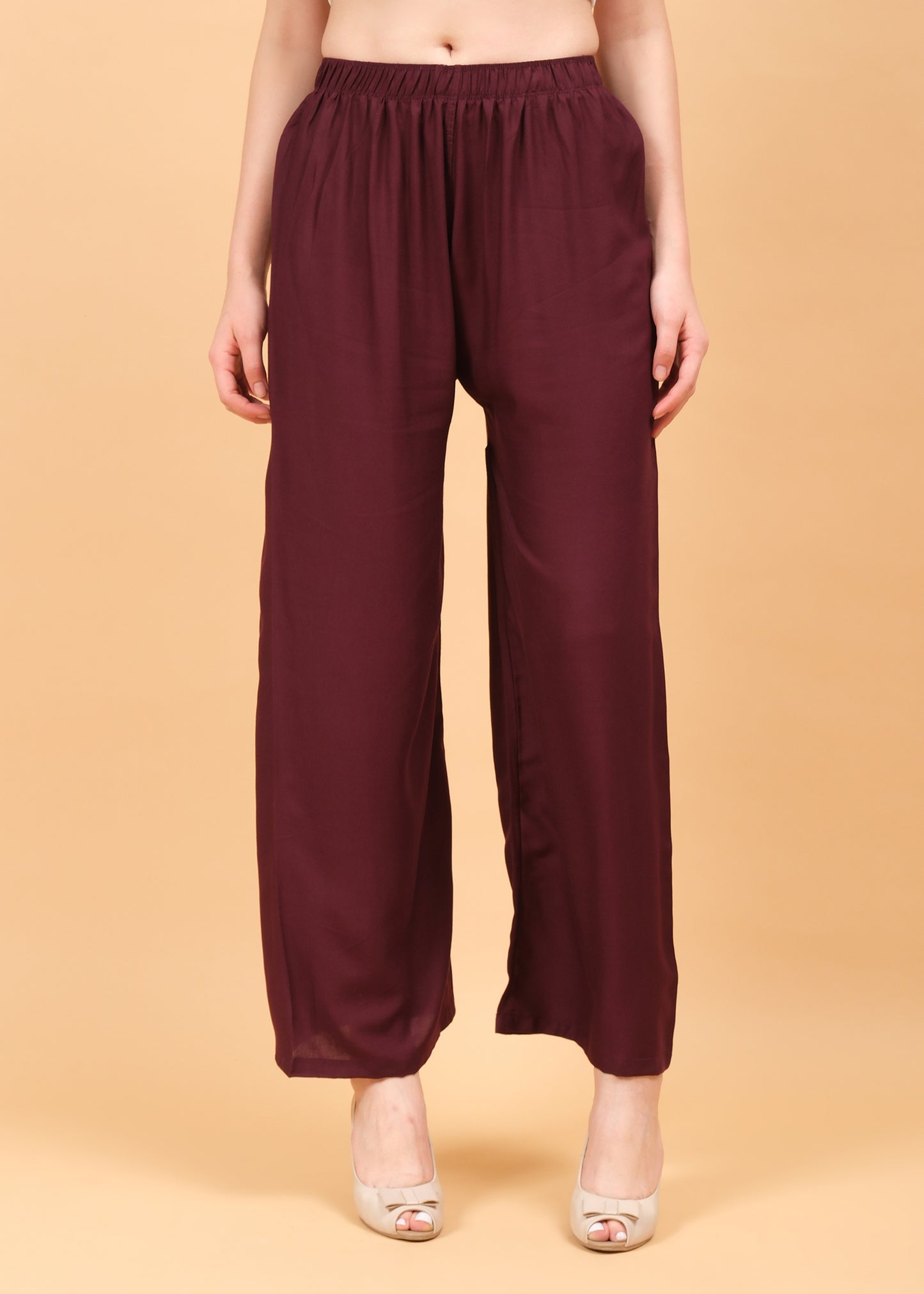 Stylish Women's Palazzo - Wine