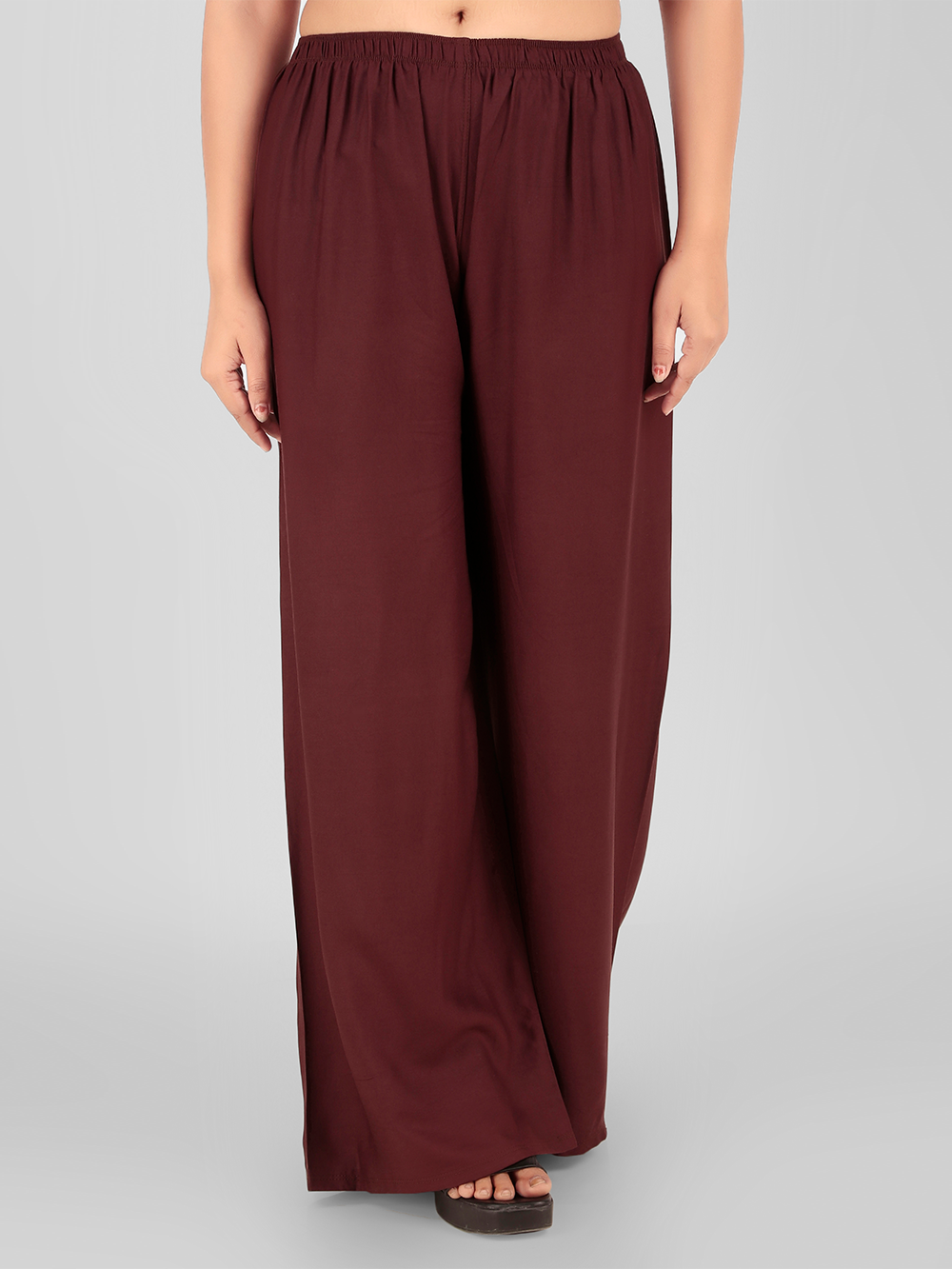 Stylish Women's Palazzo - Coffee Brown