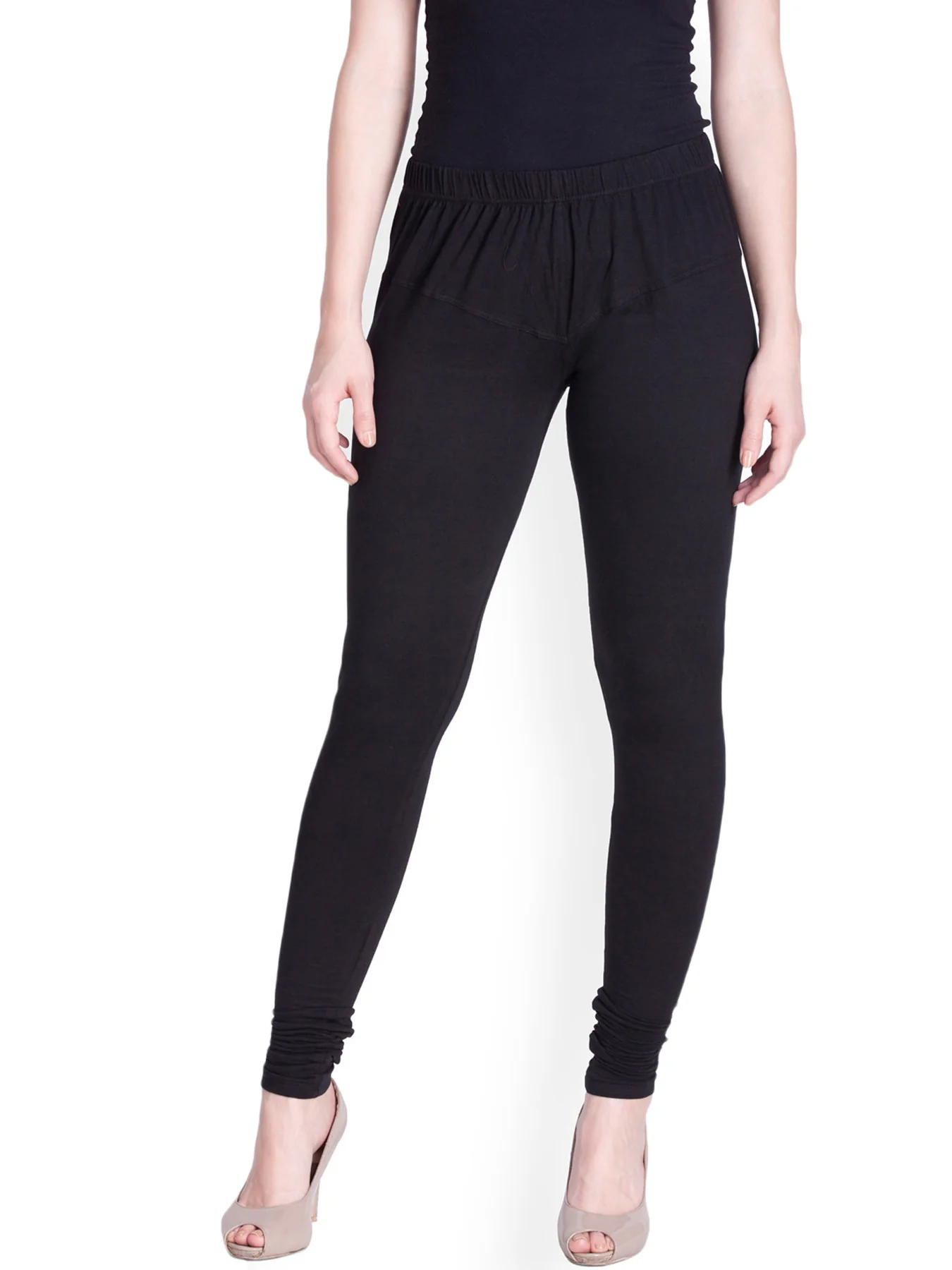 Women Ankle Length Leggings - Black