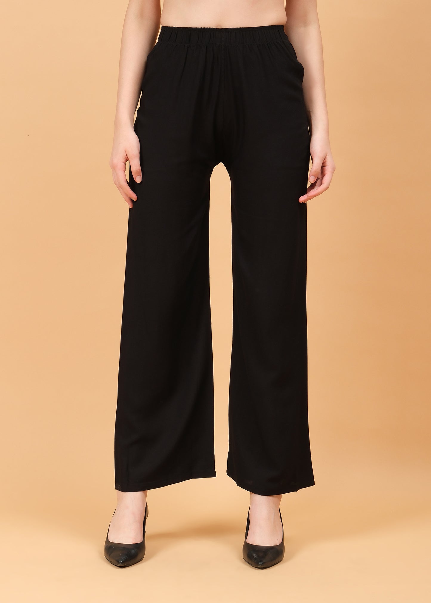 Stylish Women's Palazzo - Black