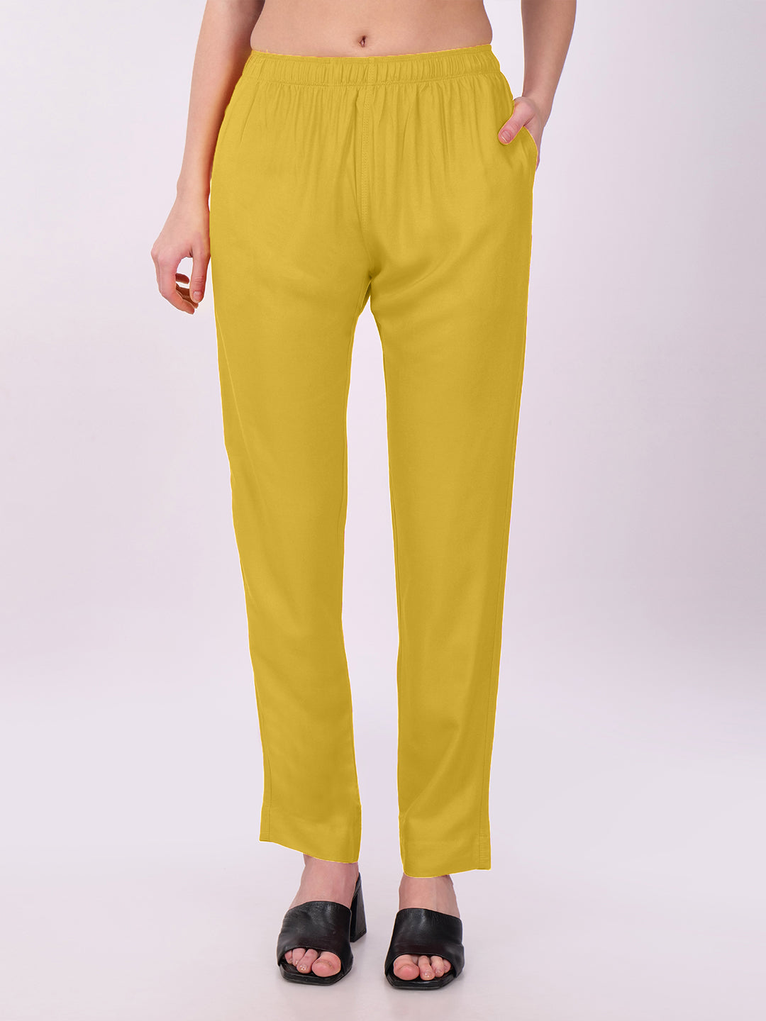 Stylish Women's Super Soft Pants - Mustard