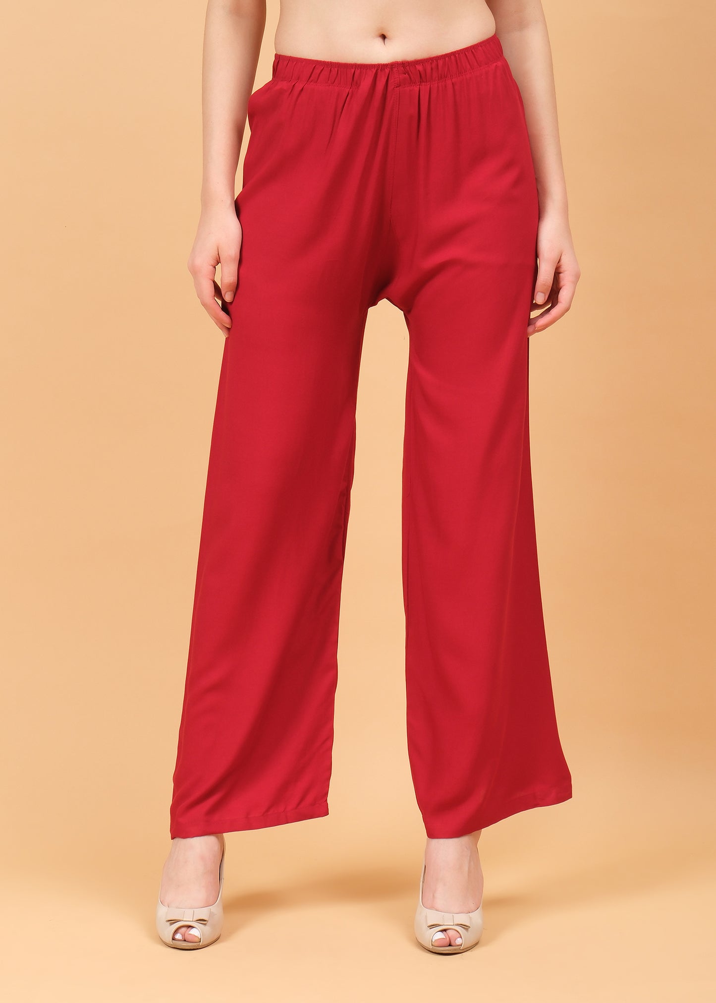 Stylish Women's Palazzo - Maroon