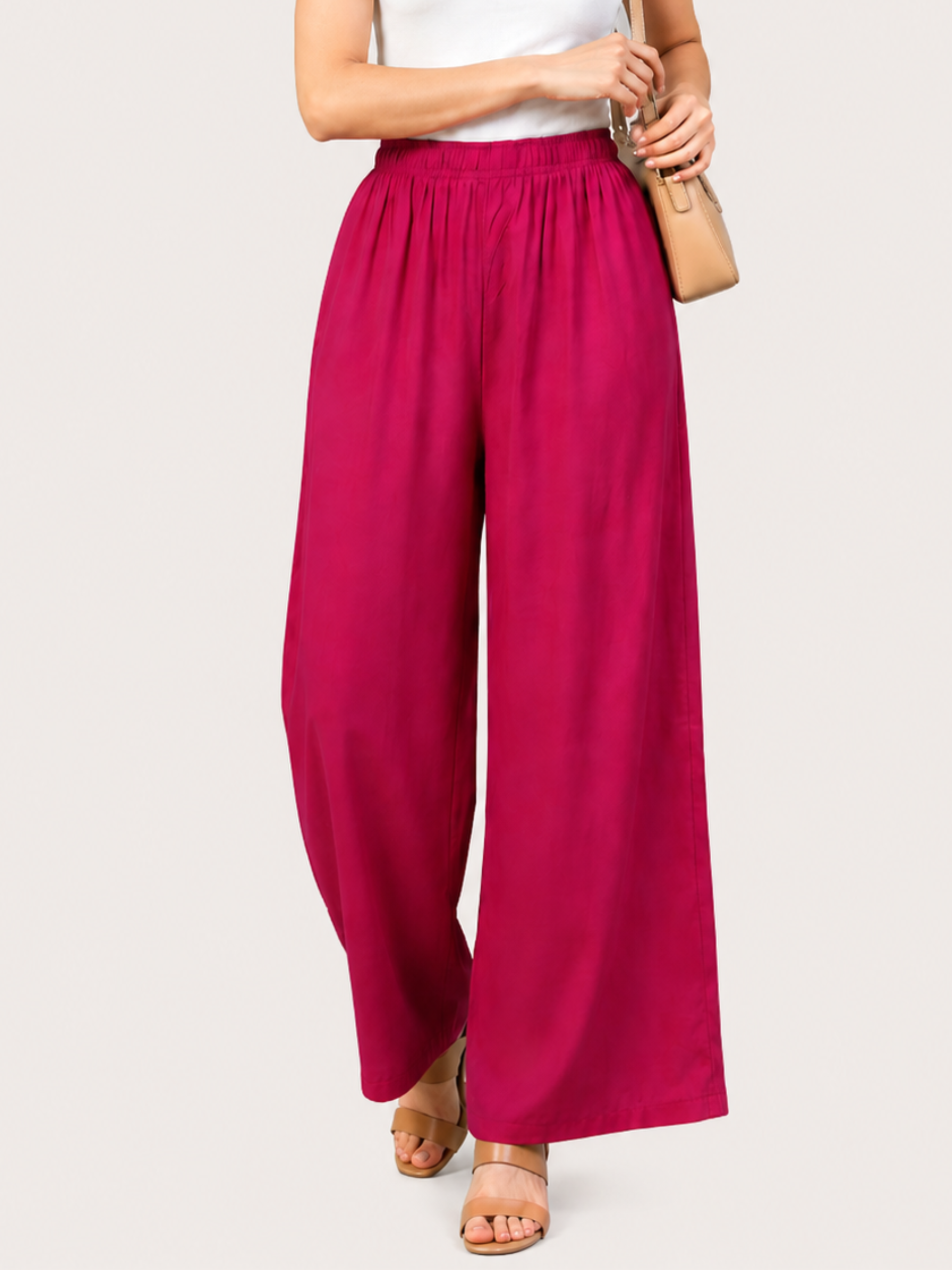 Stylish Women's Palazzo - Magenta