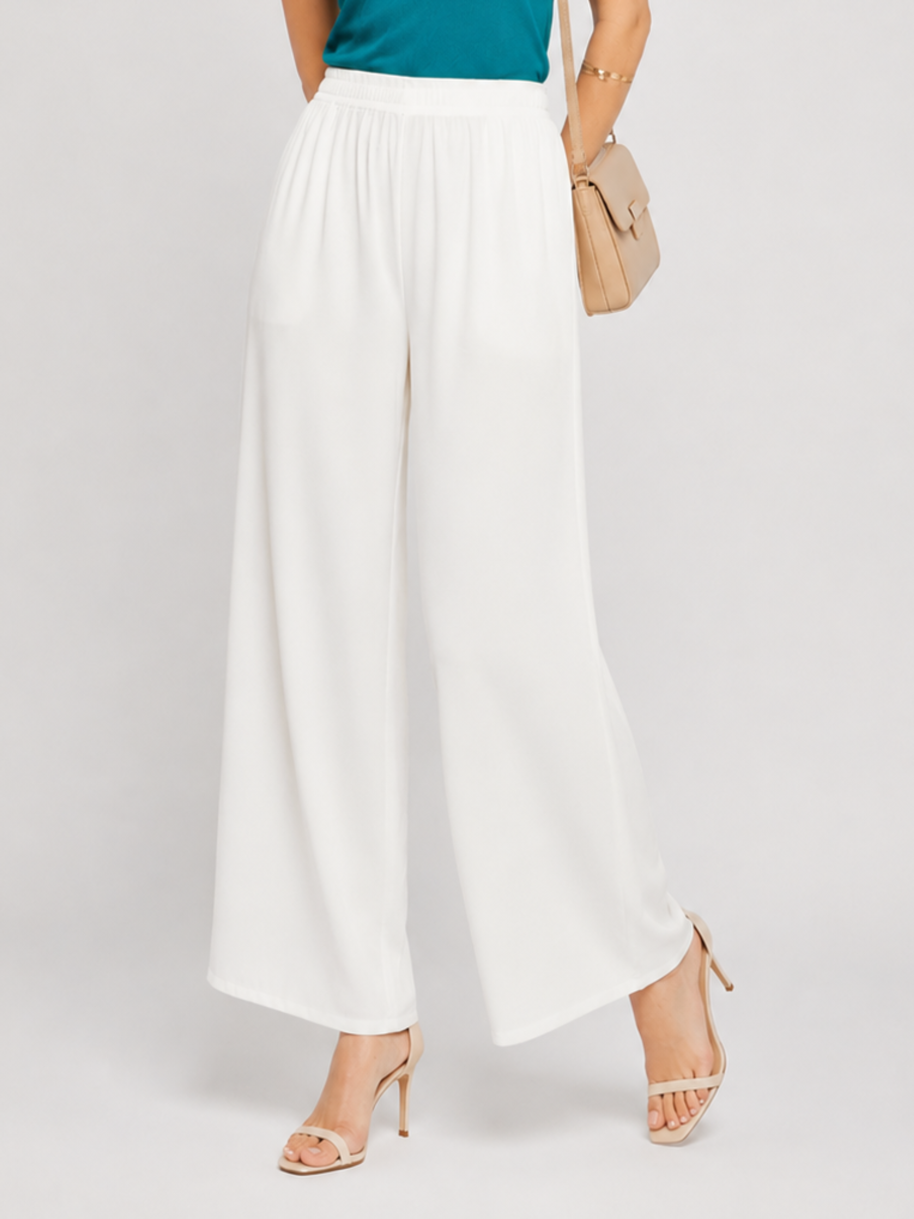 Stylish Women's Palazzo - White