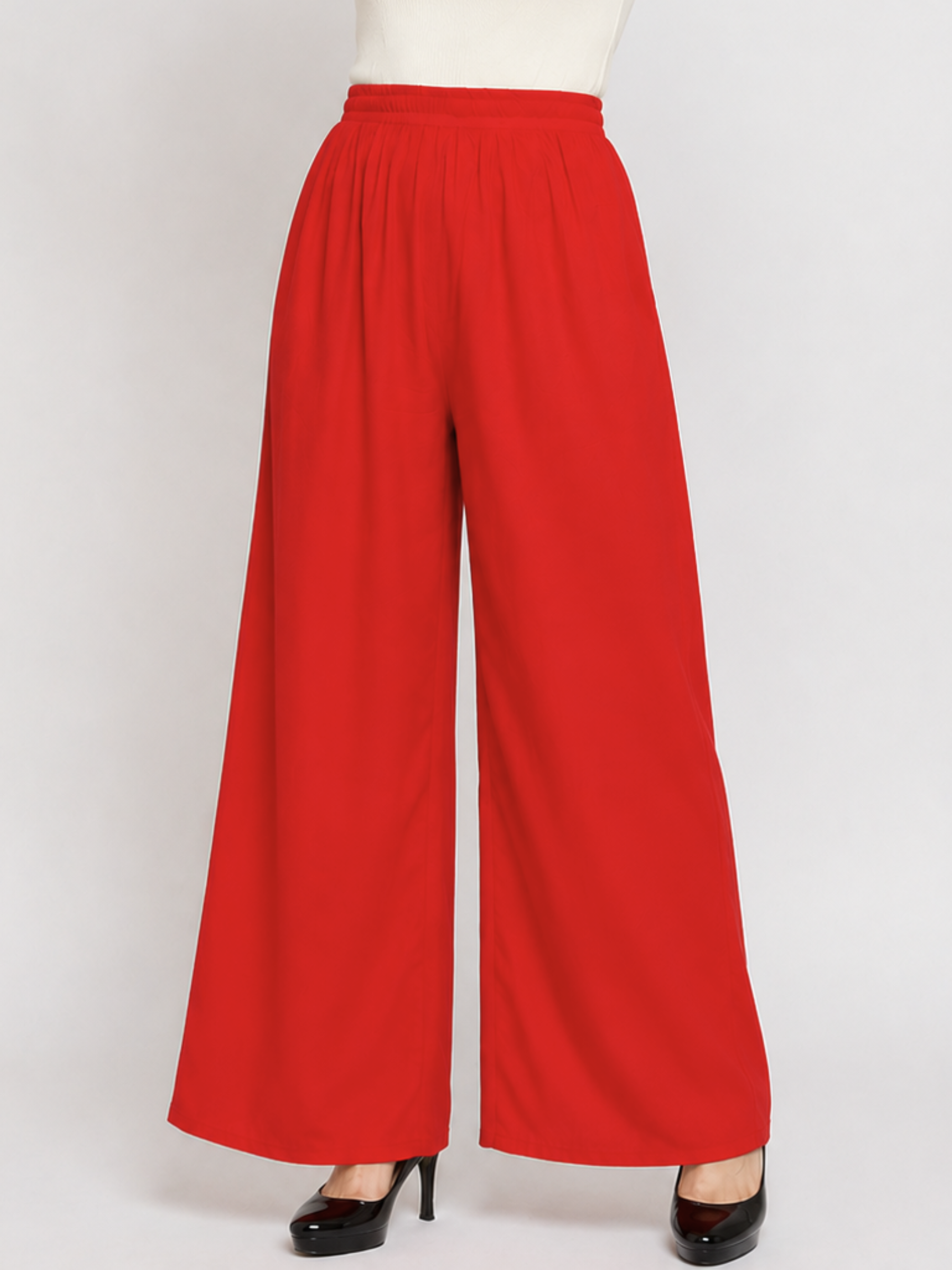Stylish Women's Palazzo - Red