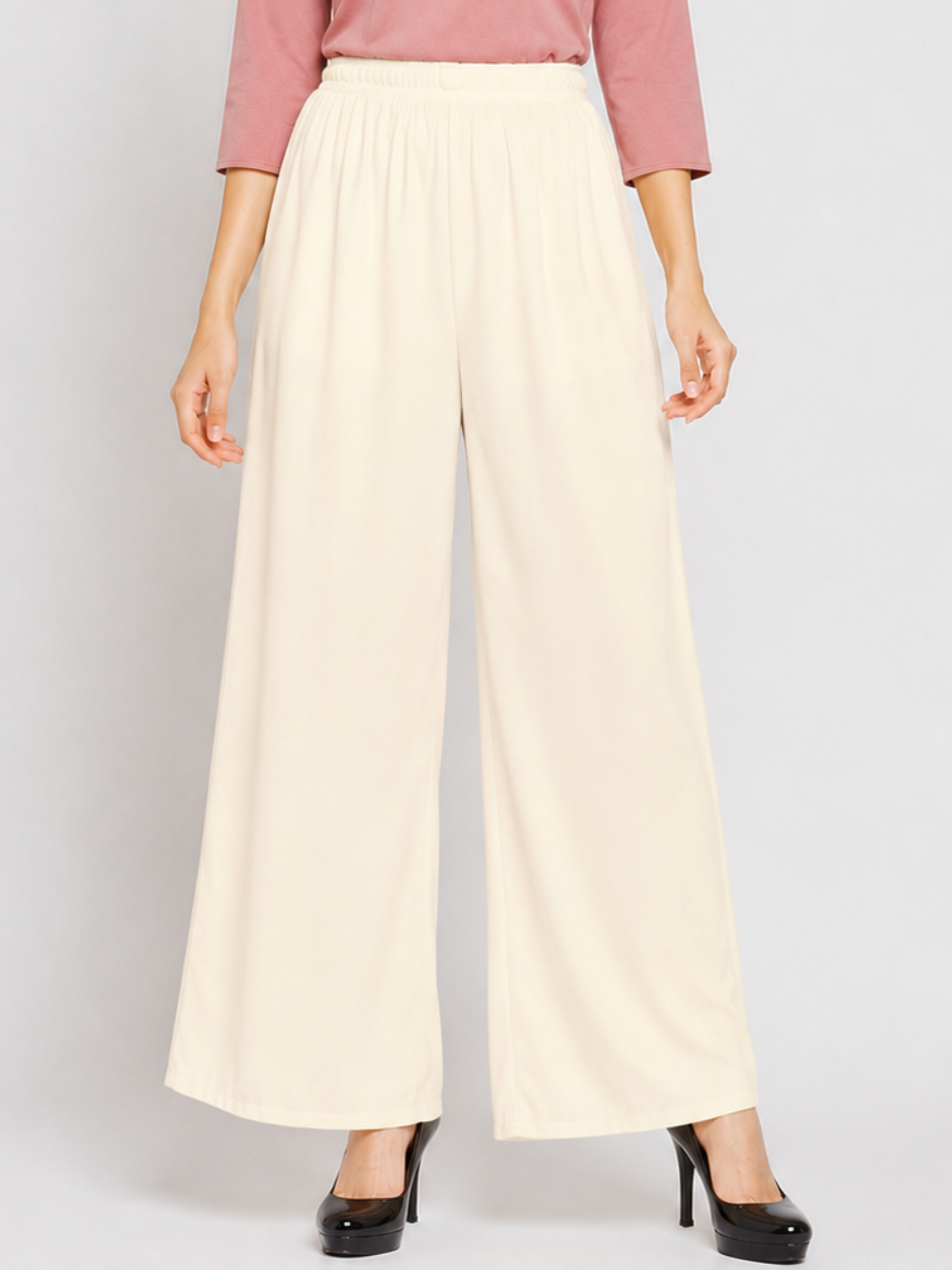 Stylish Women's Palazzo - Off White