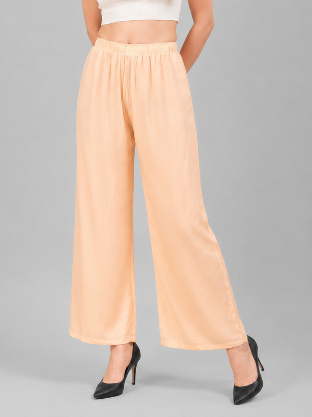 Stylish Women's Palazzo - Peach