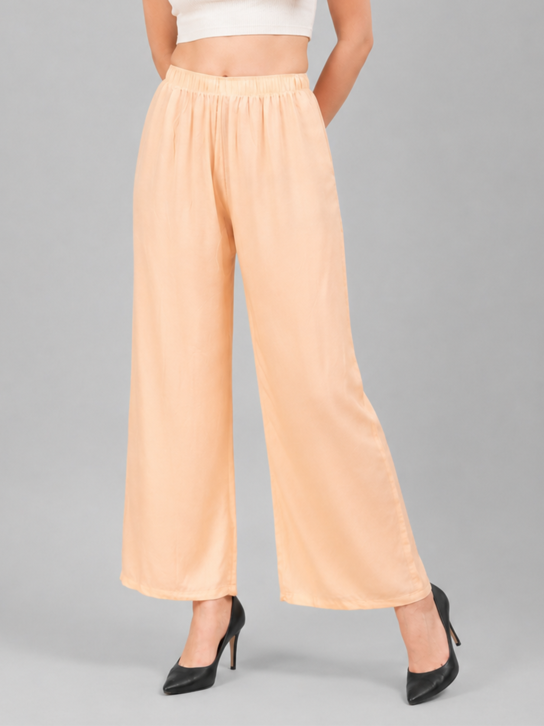 Stylish Women's Palazzo - Peach