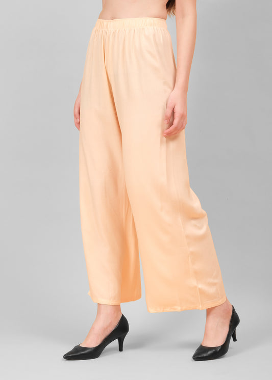 Stylish Women's Palazzo - Peach