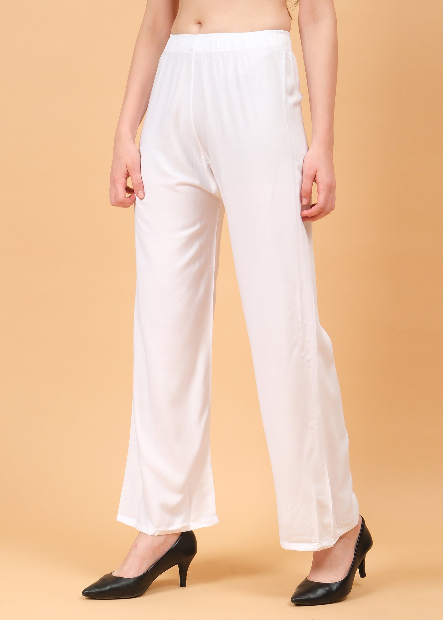 Stylish Women's Palazzo - White