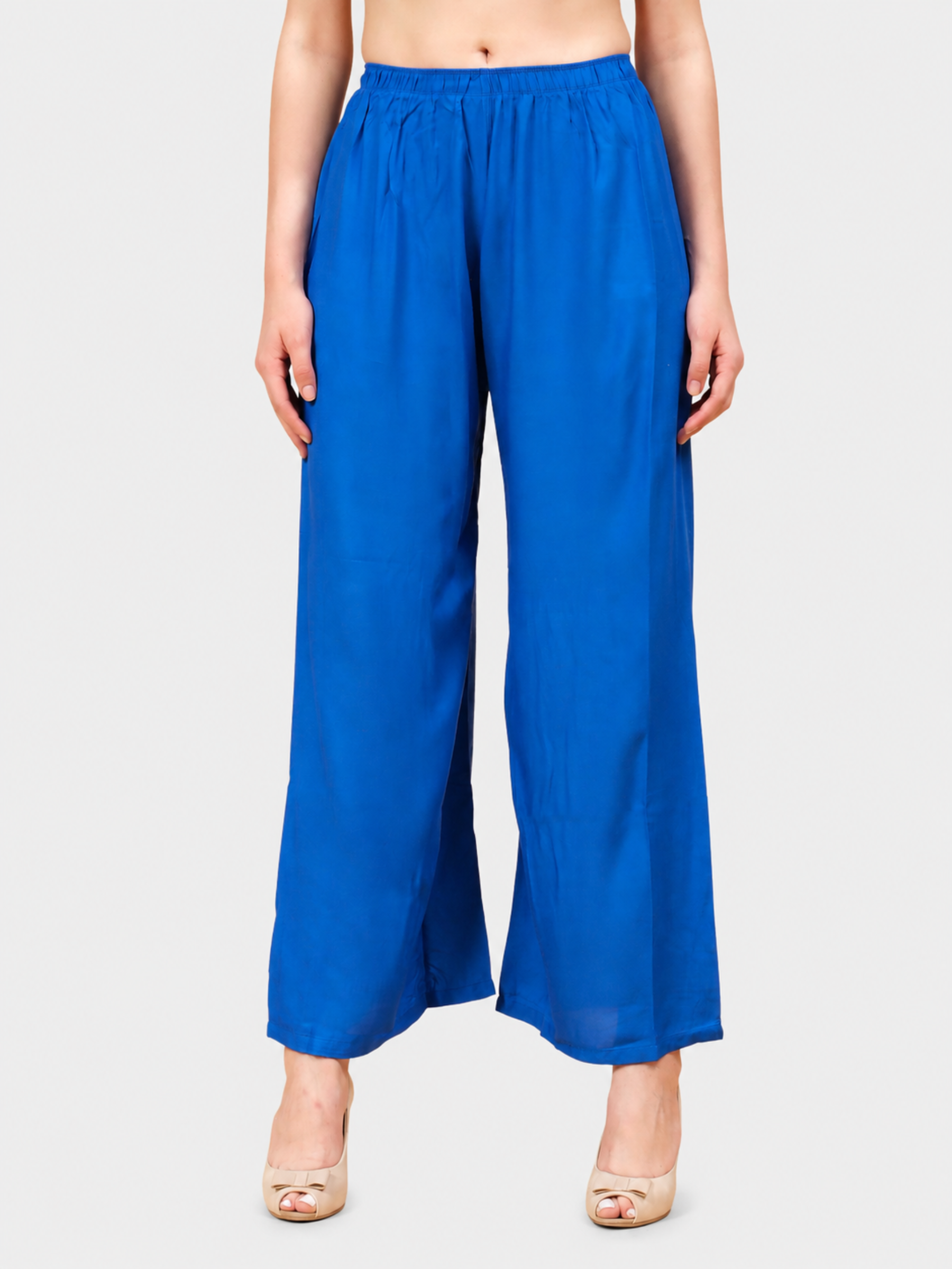 Stylish Women's Palazzo - Royal Blue