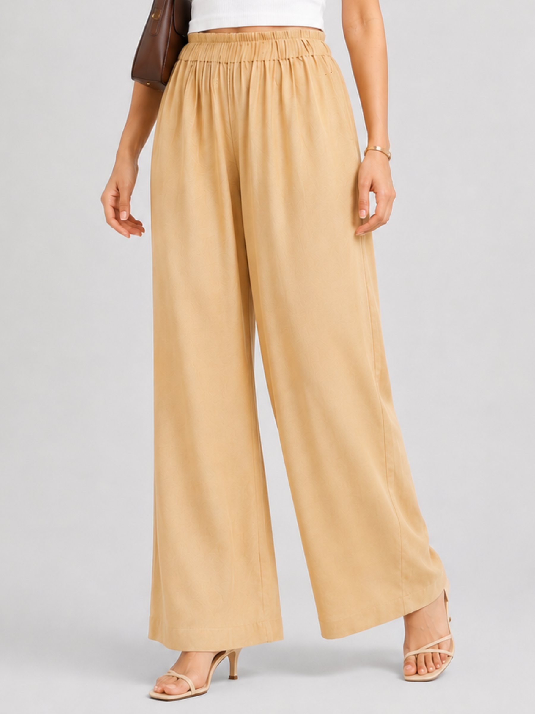 Stylish Women's Palazzo - Golden