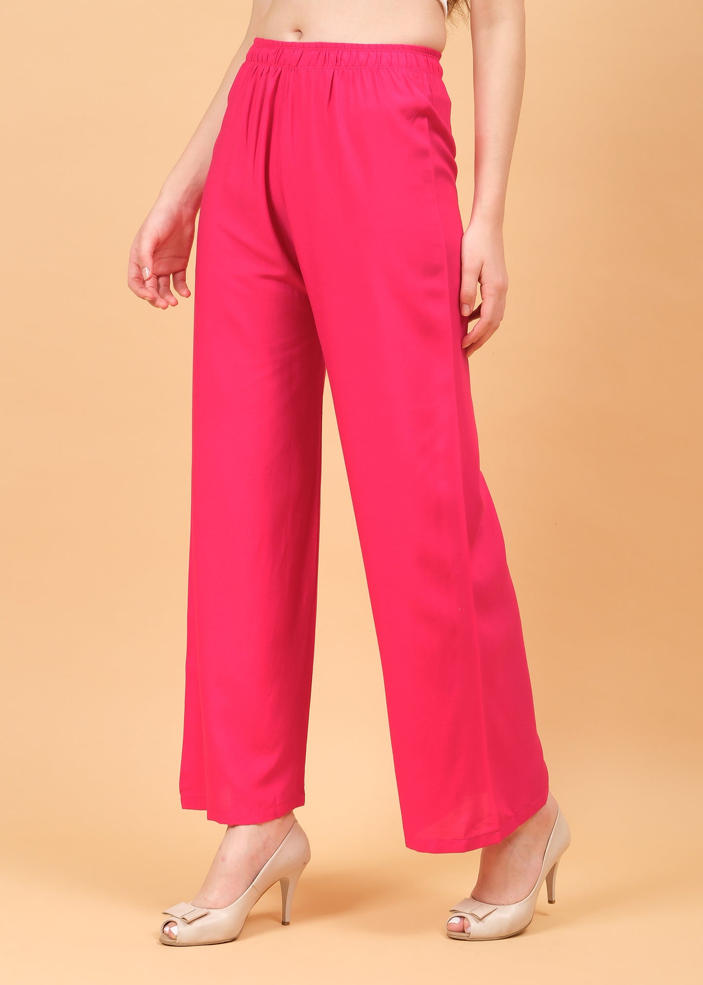 Stylish Women's Palazzo - Magenta
