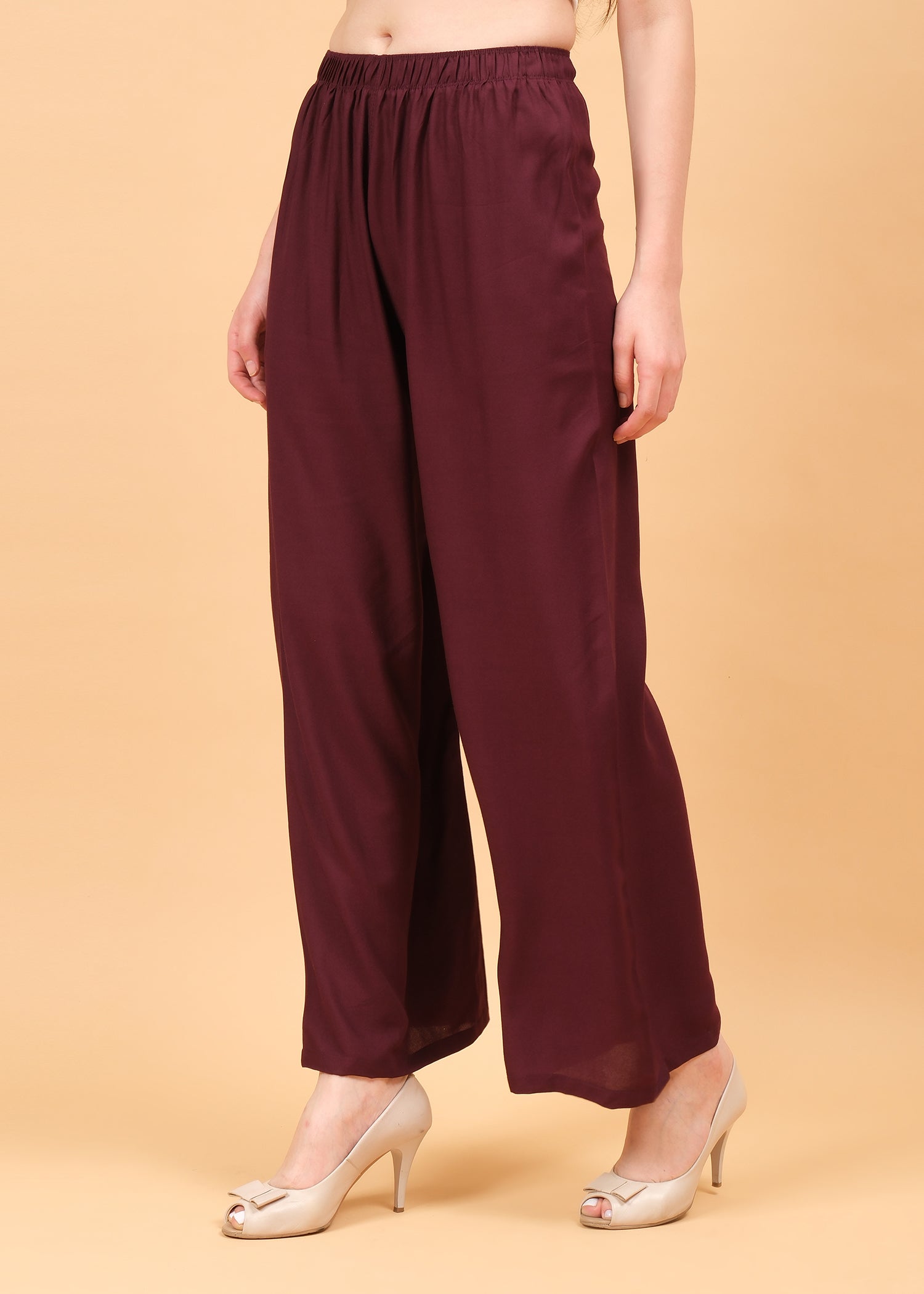 Stylish Women's Palazzo - Wine