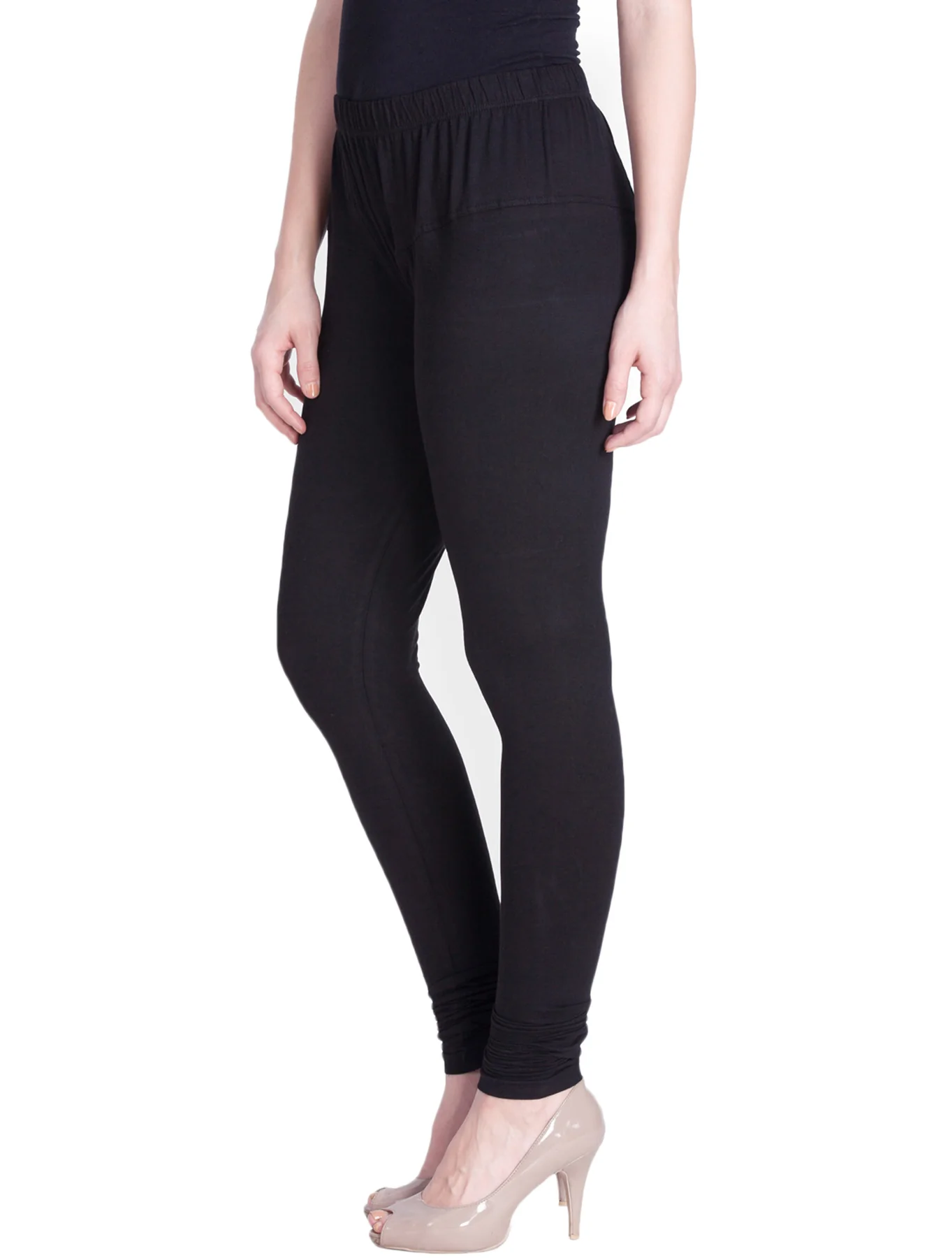 Women Ankle Length Leggings - Black