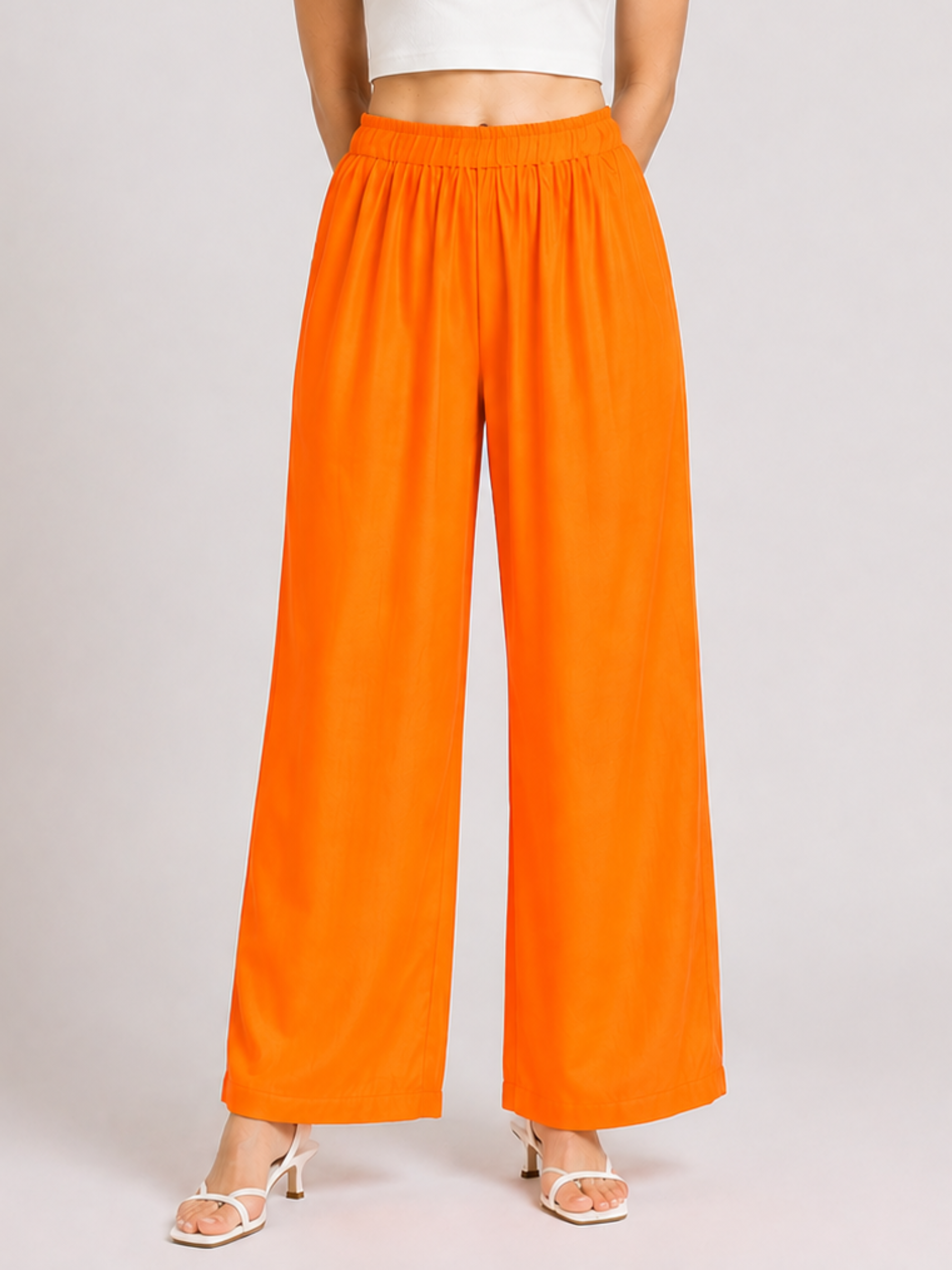 Stylish Women's Palazzo - Orange