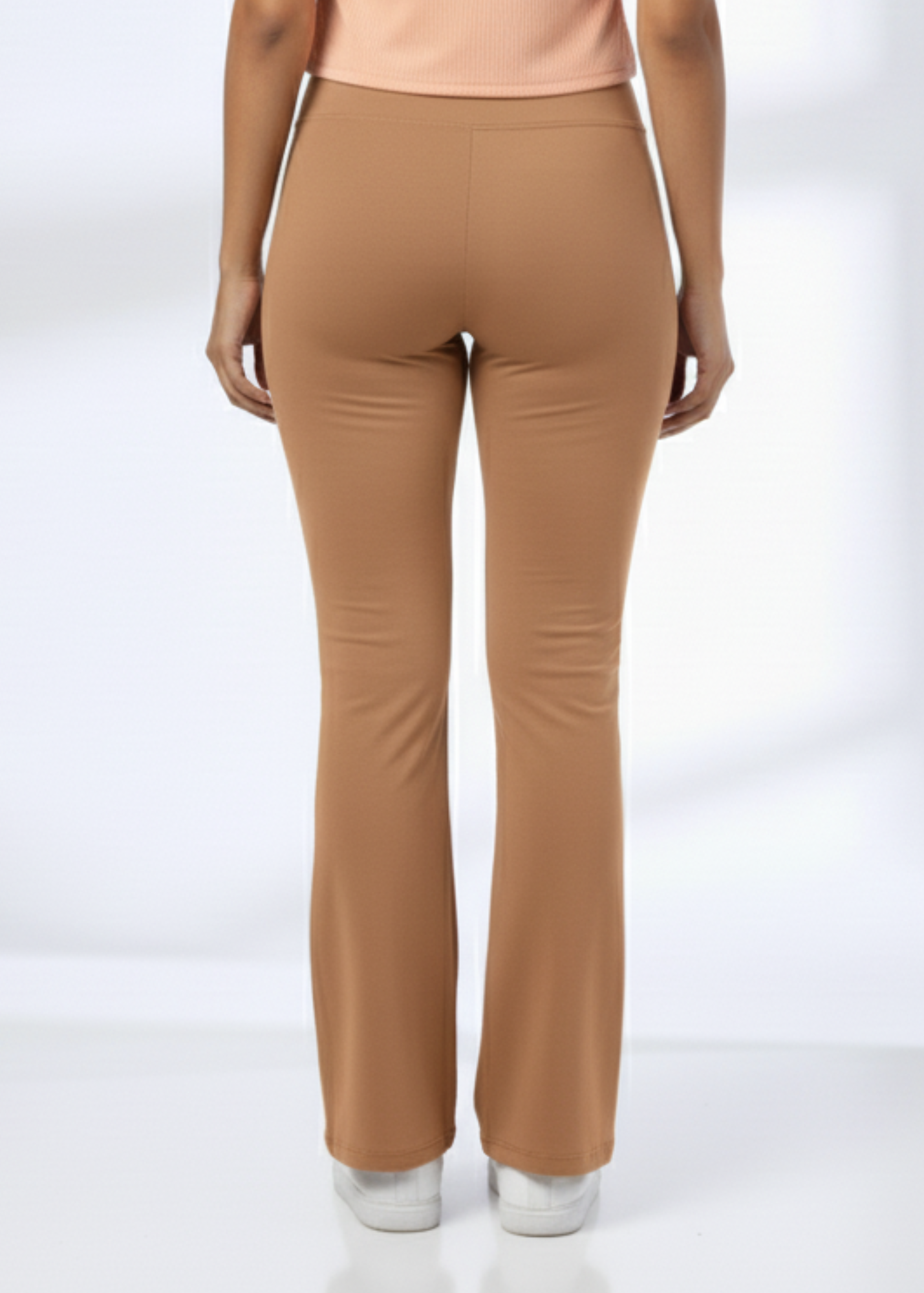 Super Soft Cotton Flared Pants - Golden