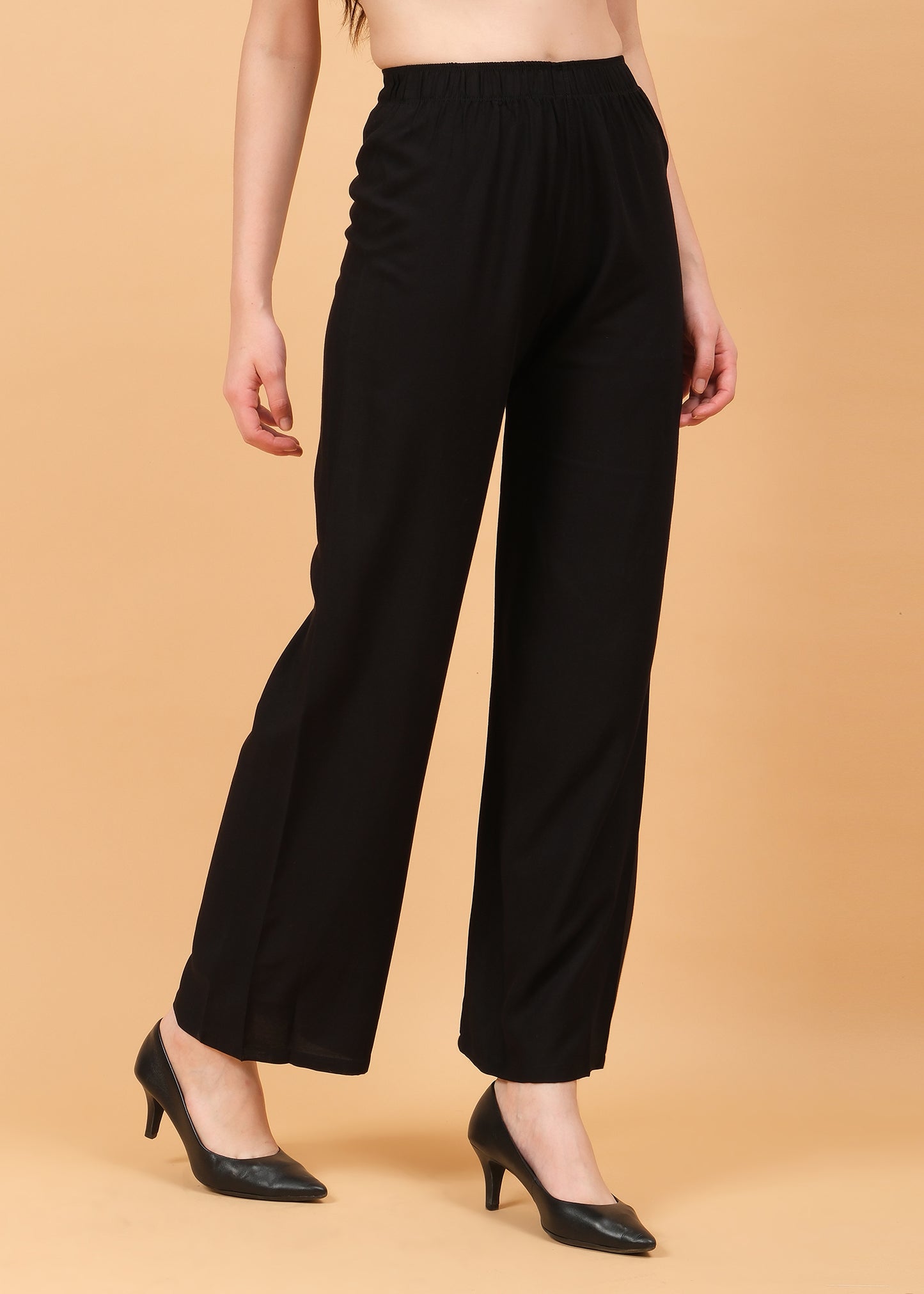 Stylish Women's Palazzo - Black