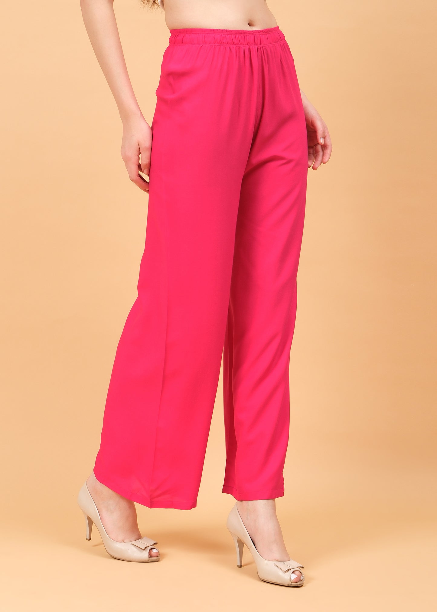 Stylish Women's Palazzo - Magenta