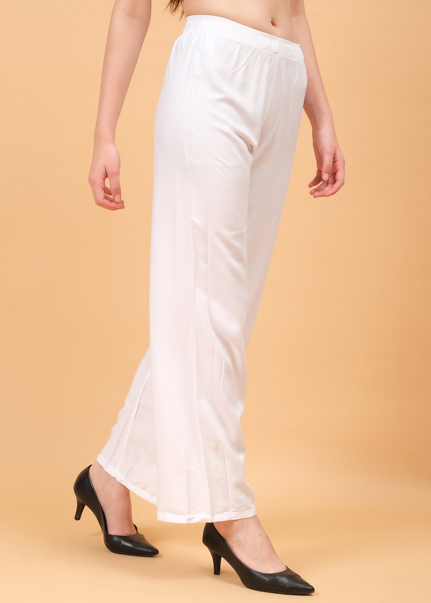 Stylish Women's Palazzo - White