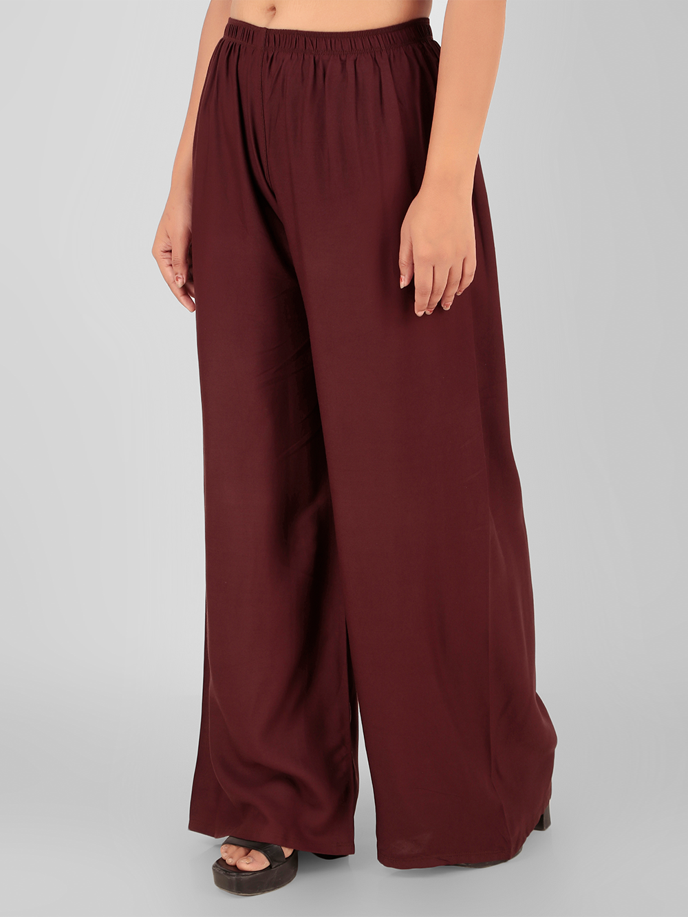 Stylish Women's Palazzo - Coffee Brown